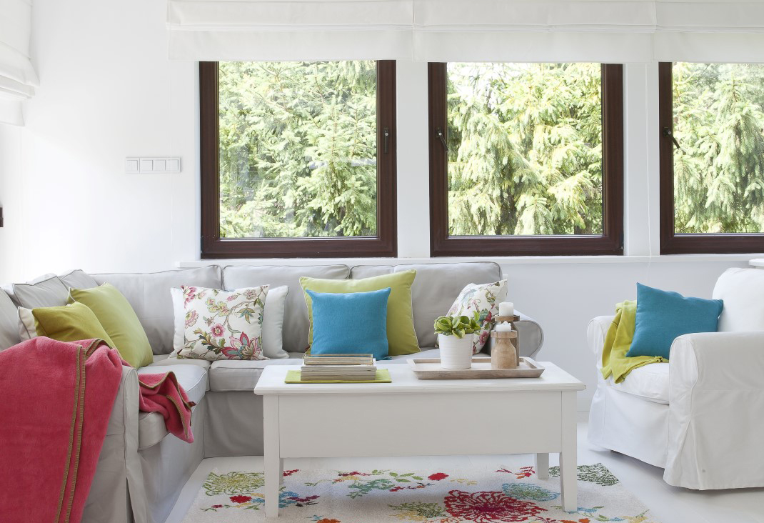 Vloerkleed in de woonkamer