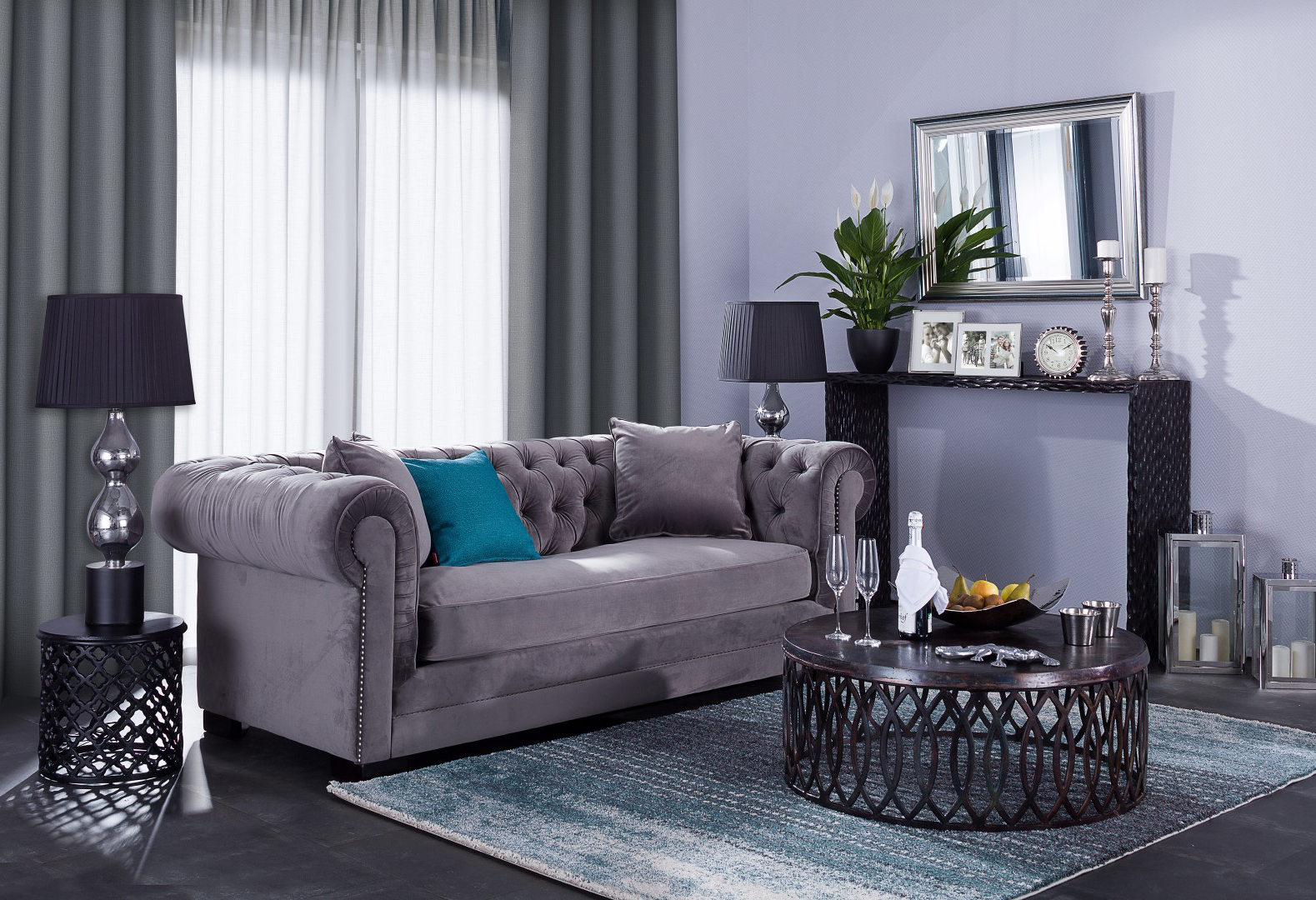 woonkamer in New York stijl