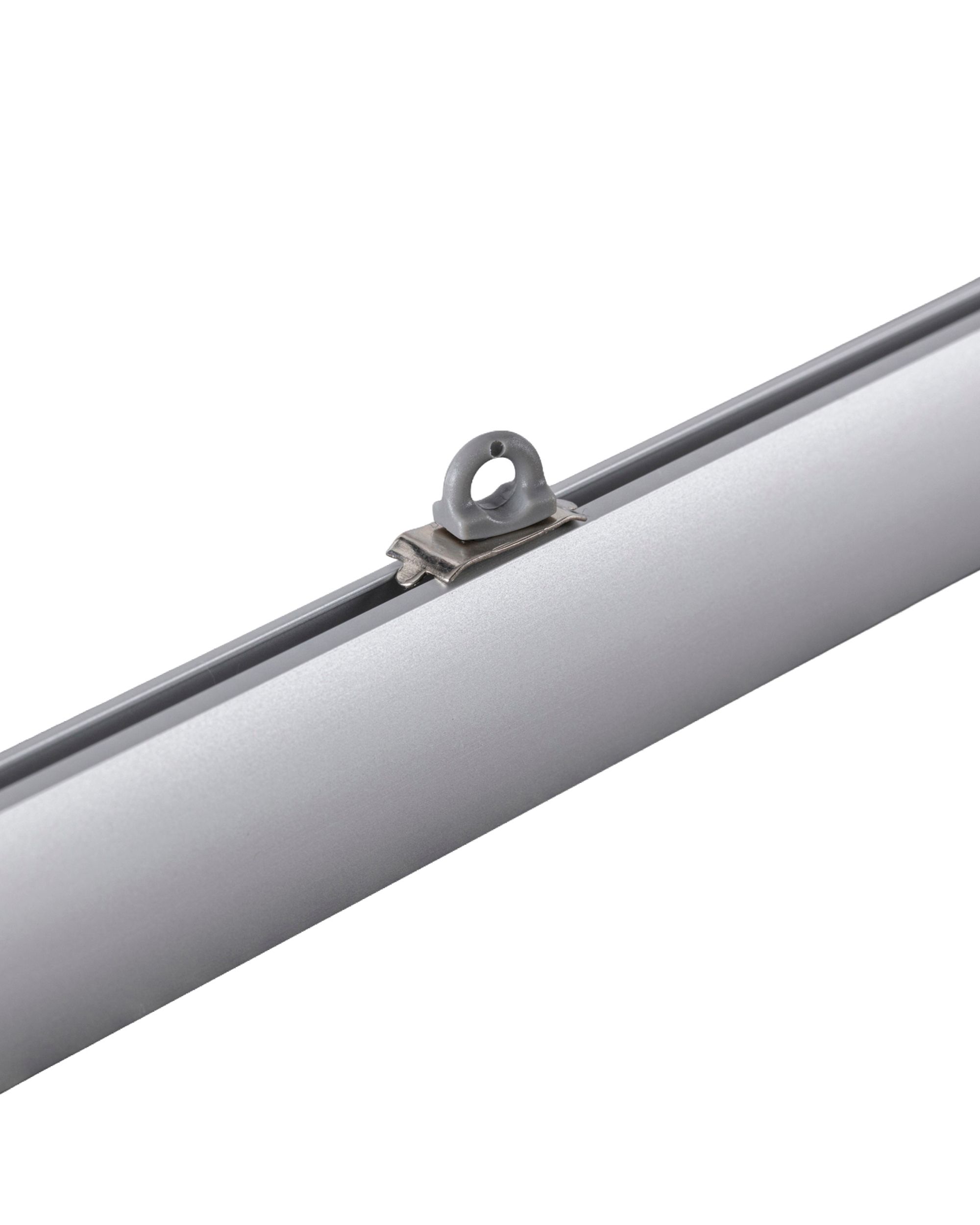 Gordijnstopper voor Aluminium Gordijnrail Grijs