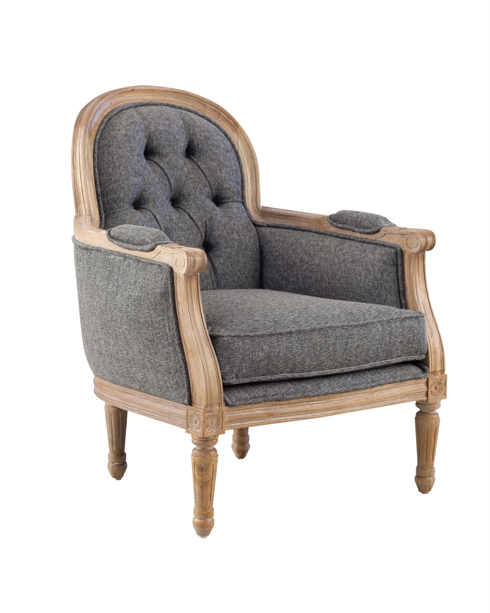 Fauteuil Bernard Grijs