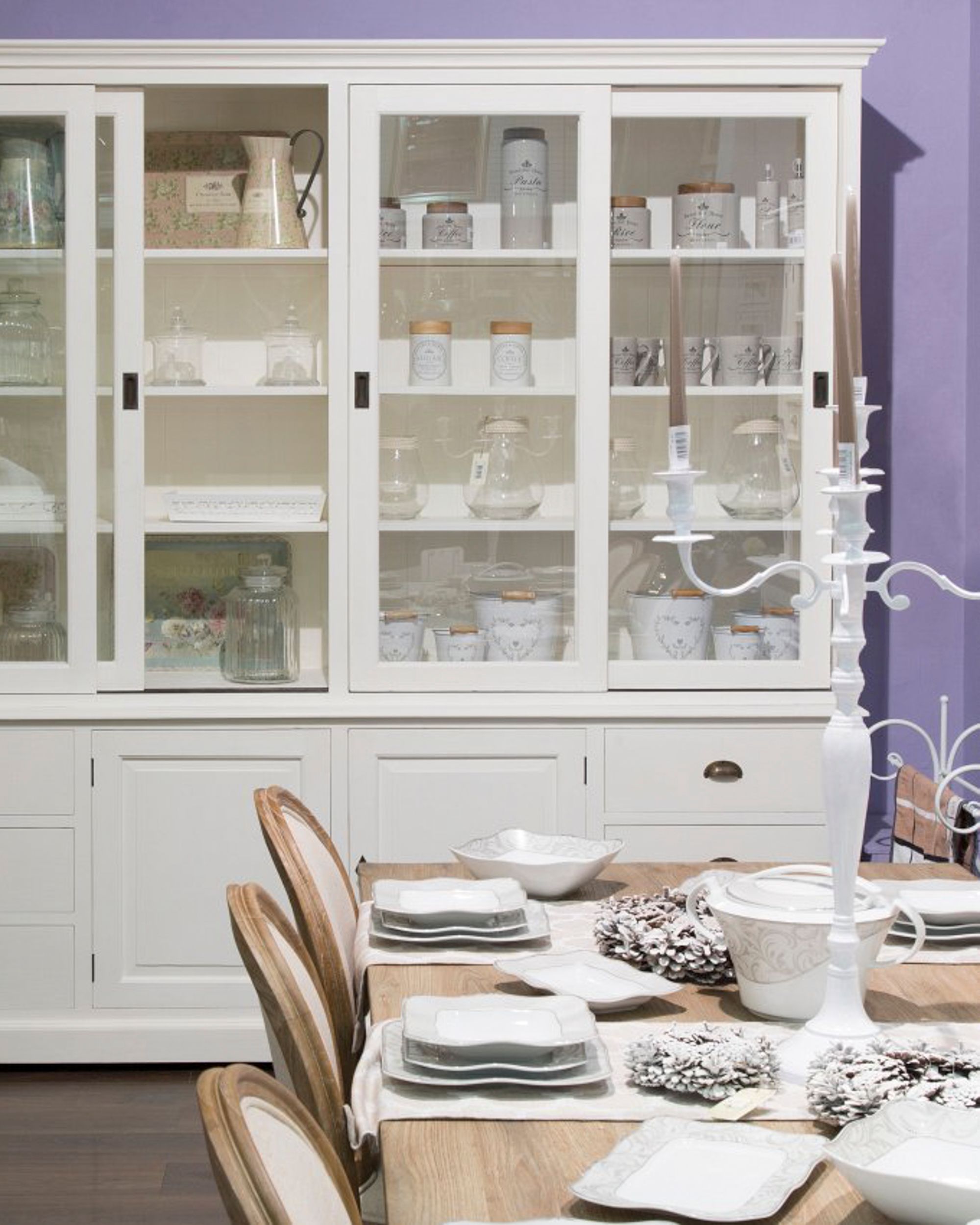 Buffetkast Brighton 240x45x240cm white (hover)