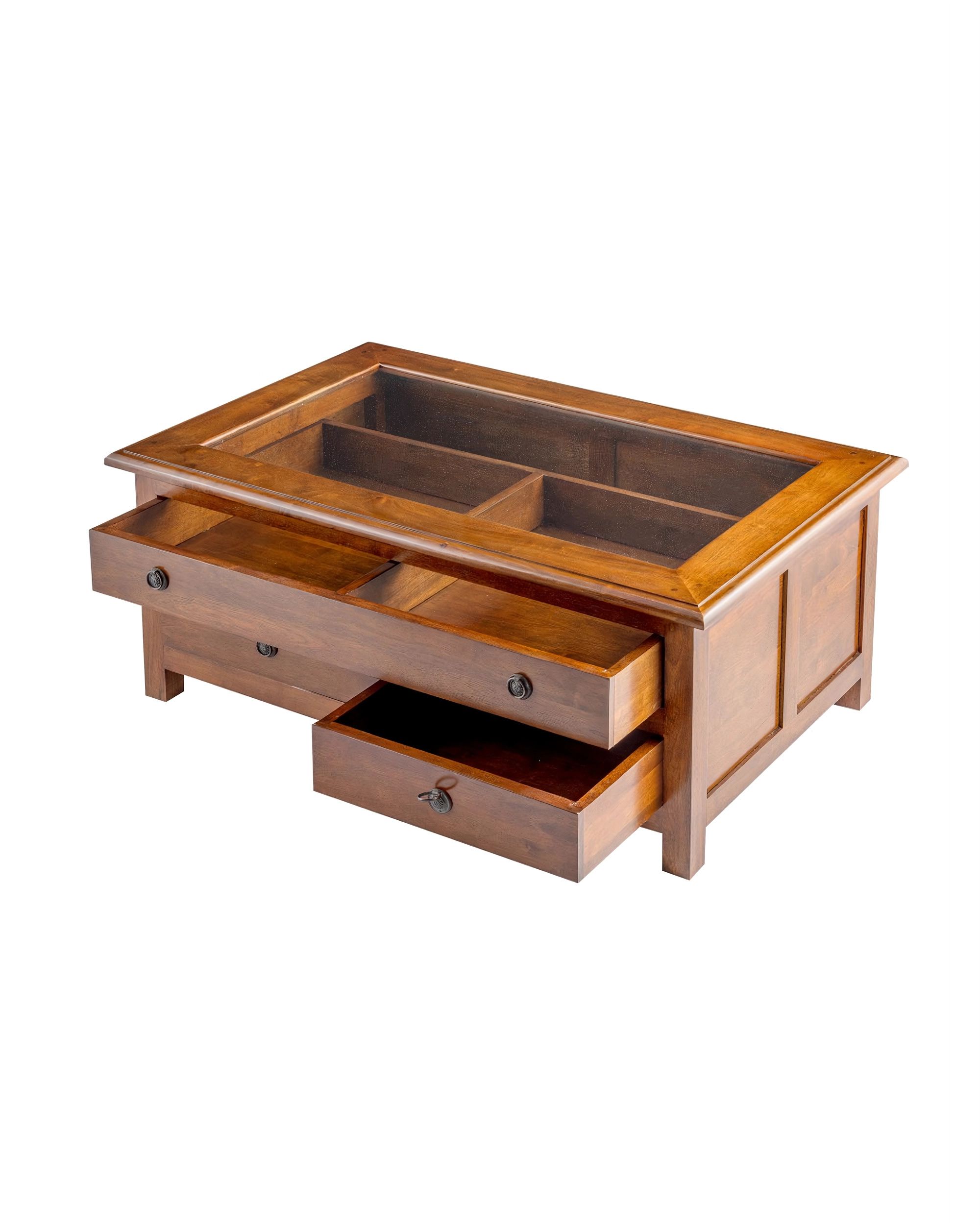 Salontafel Mahika 95x60x40 cm bruin (hover)