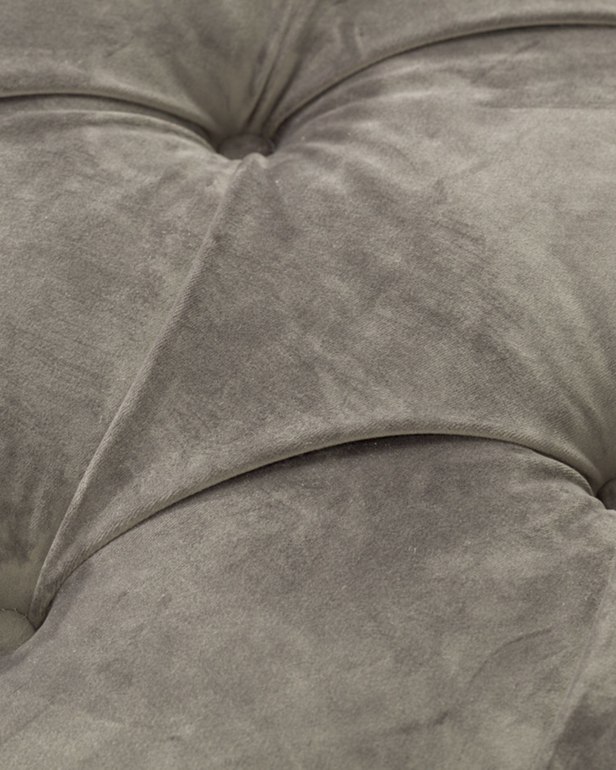 2-Zitsbank Chesterfield Glamour Velours Donkergrijs (hover)
