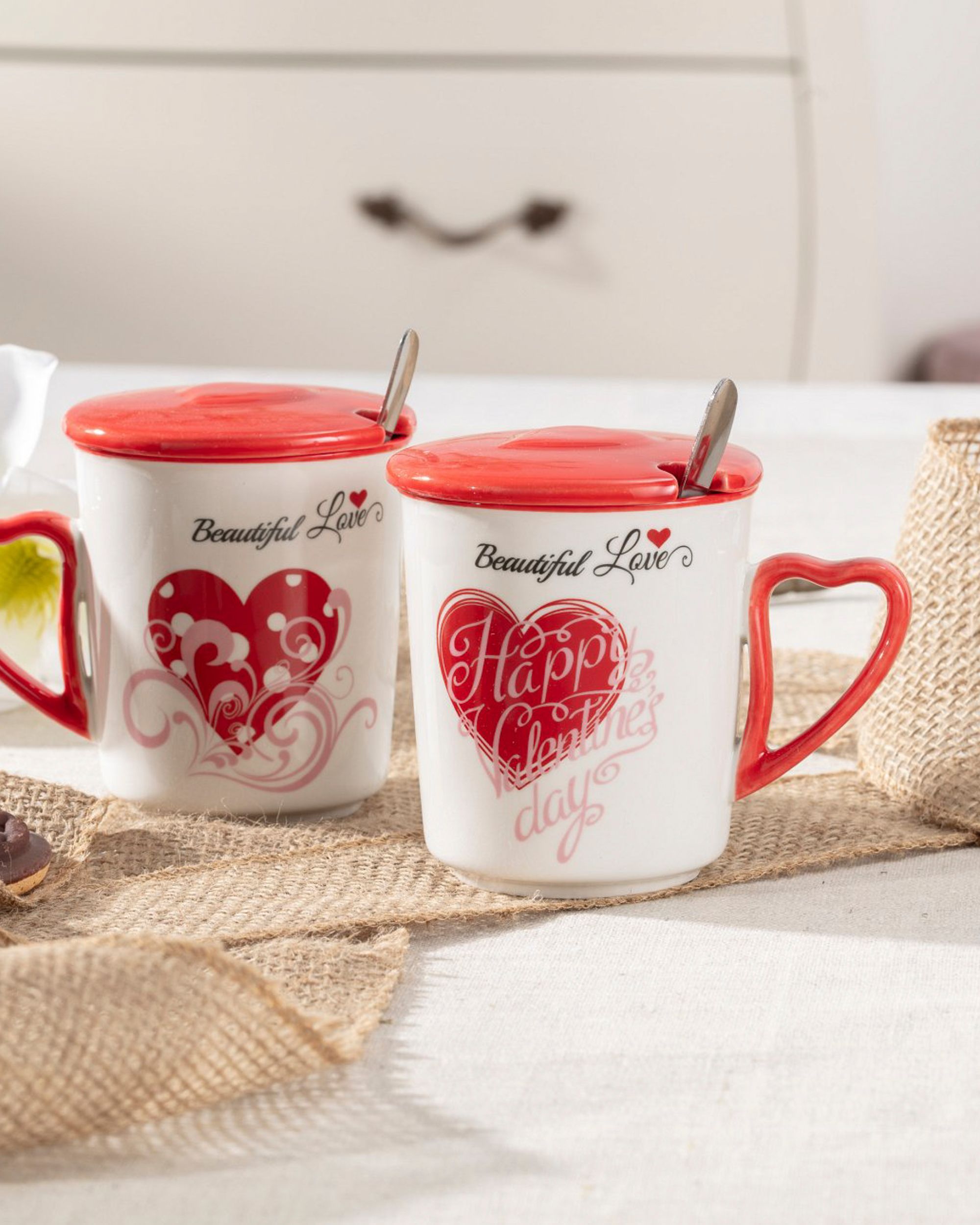 Set van twee mokken Schone Liefde I 350 ml (hover)