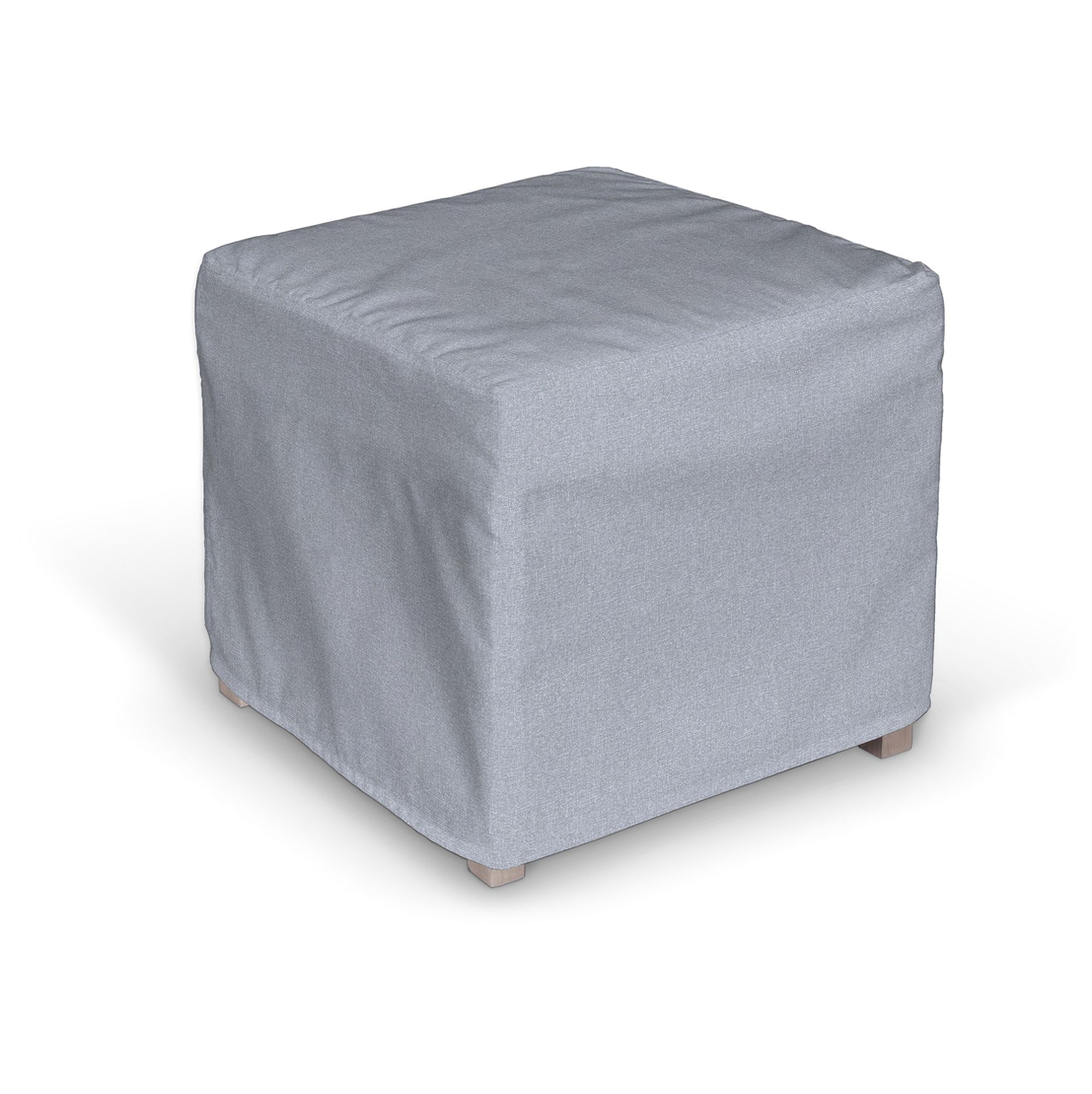 IKEA hoes Solsta kleur product blauw stof met structuur