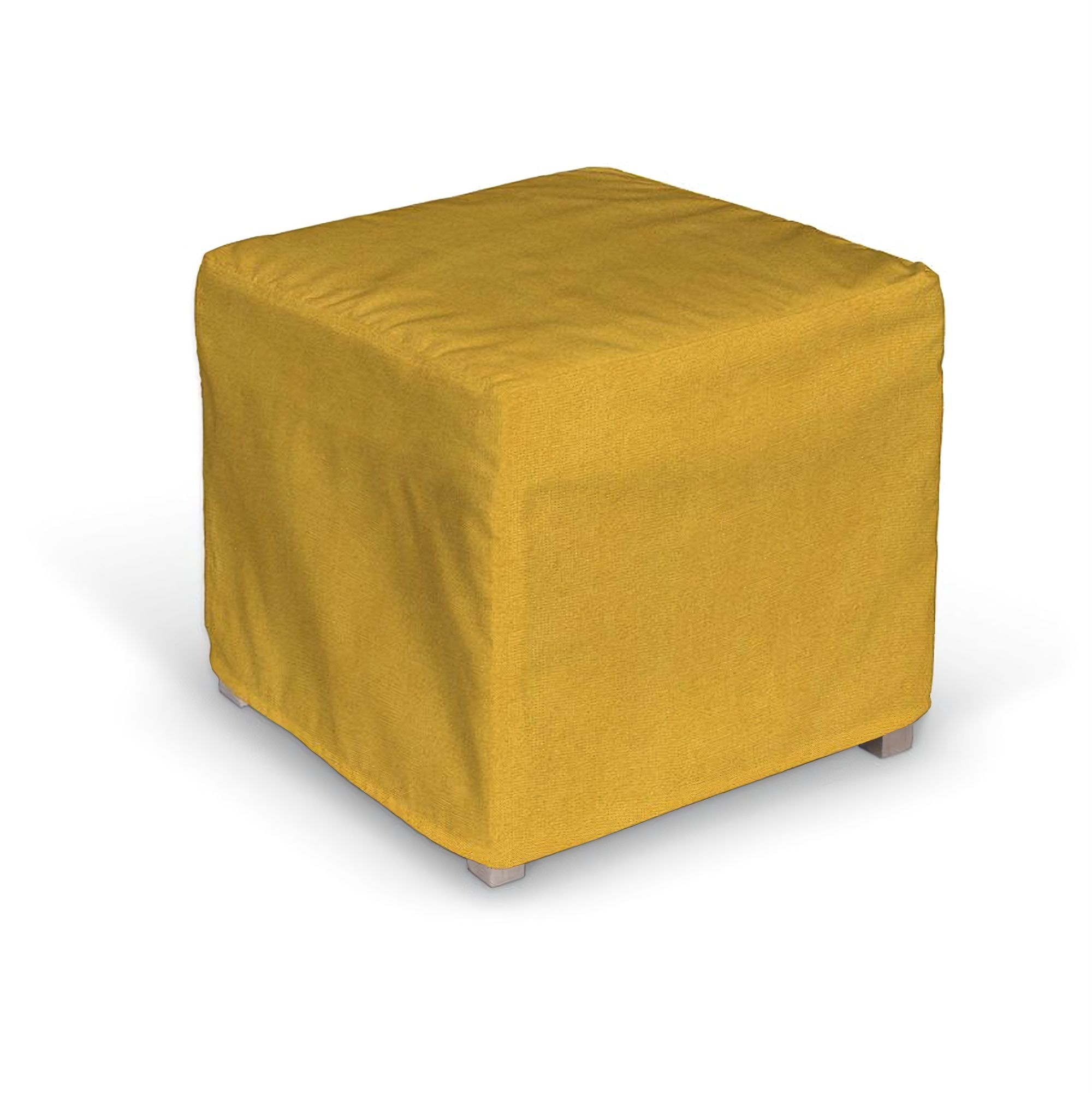 IKEA hoes Solsta kleur product geel stof met structuur