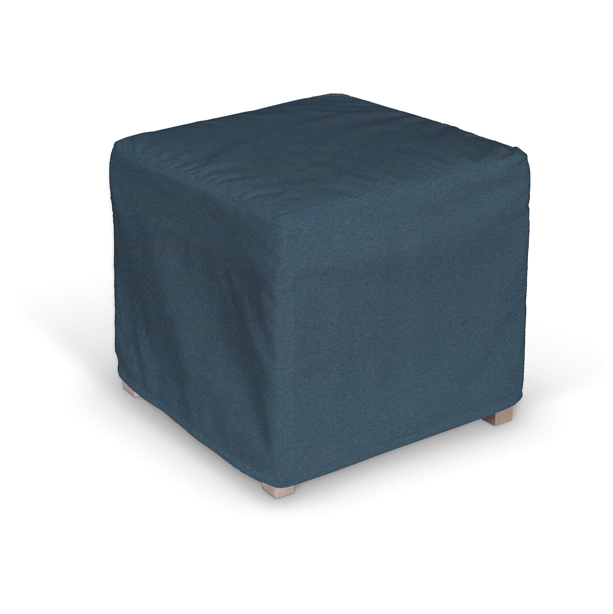 IKEA hoes Solsta kleur product blauw stof met structuur