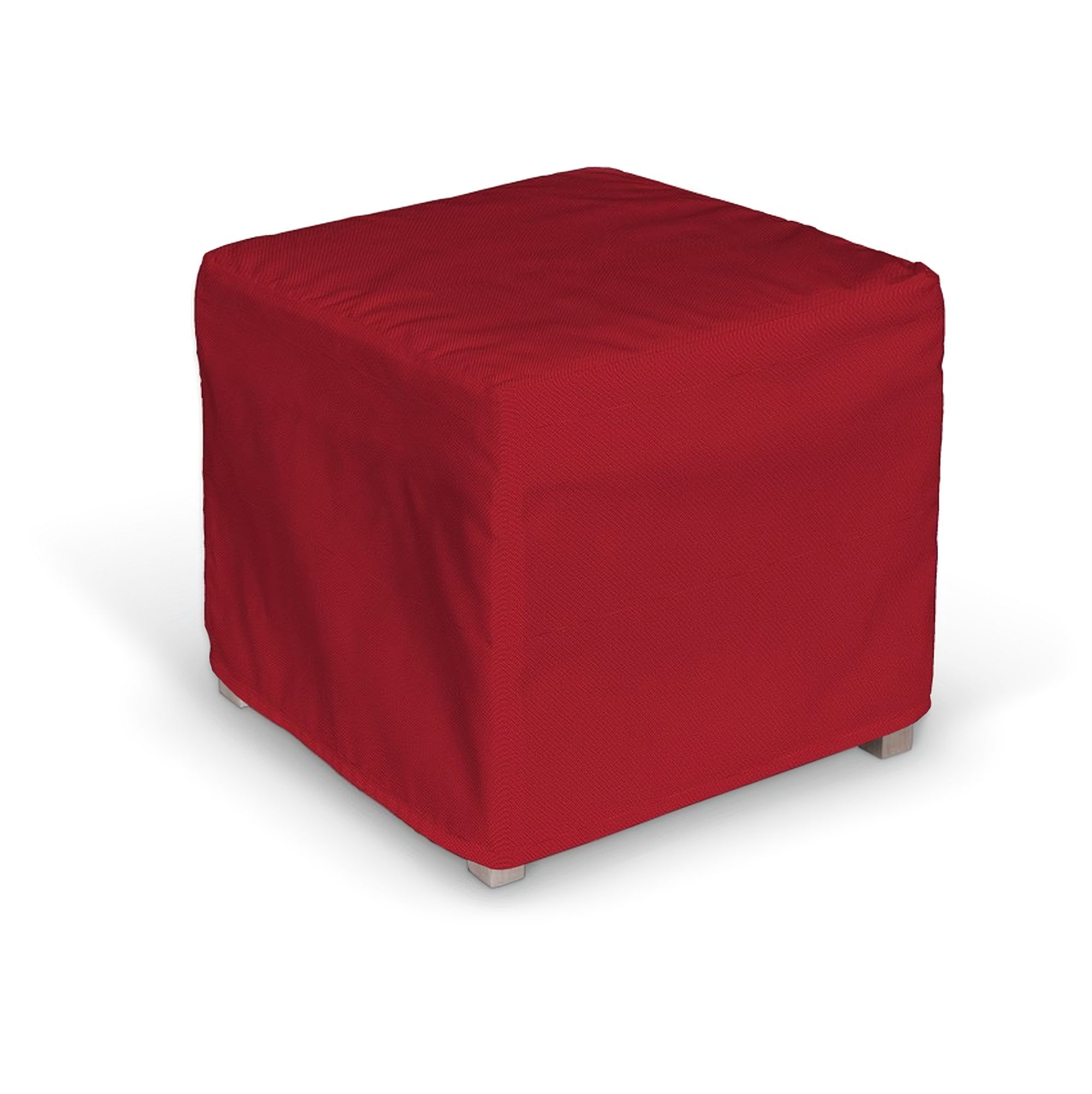 IKEA hoes Solsta kleur product rood stof met structuur
