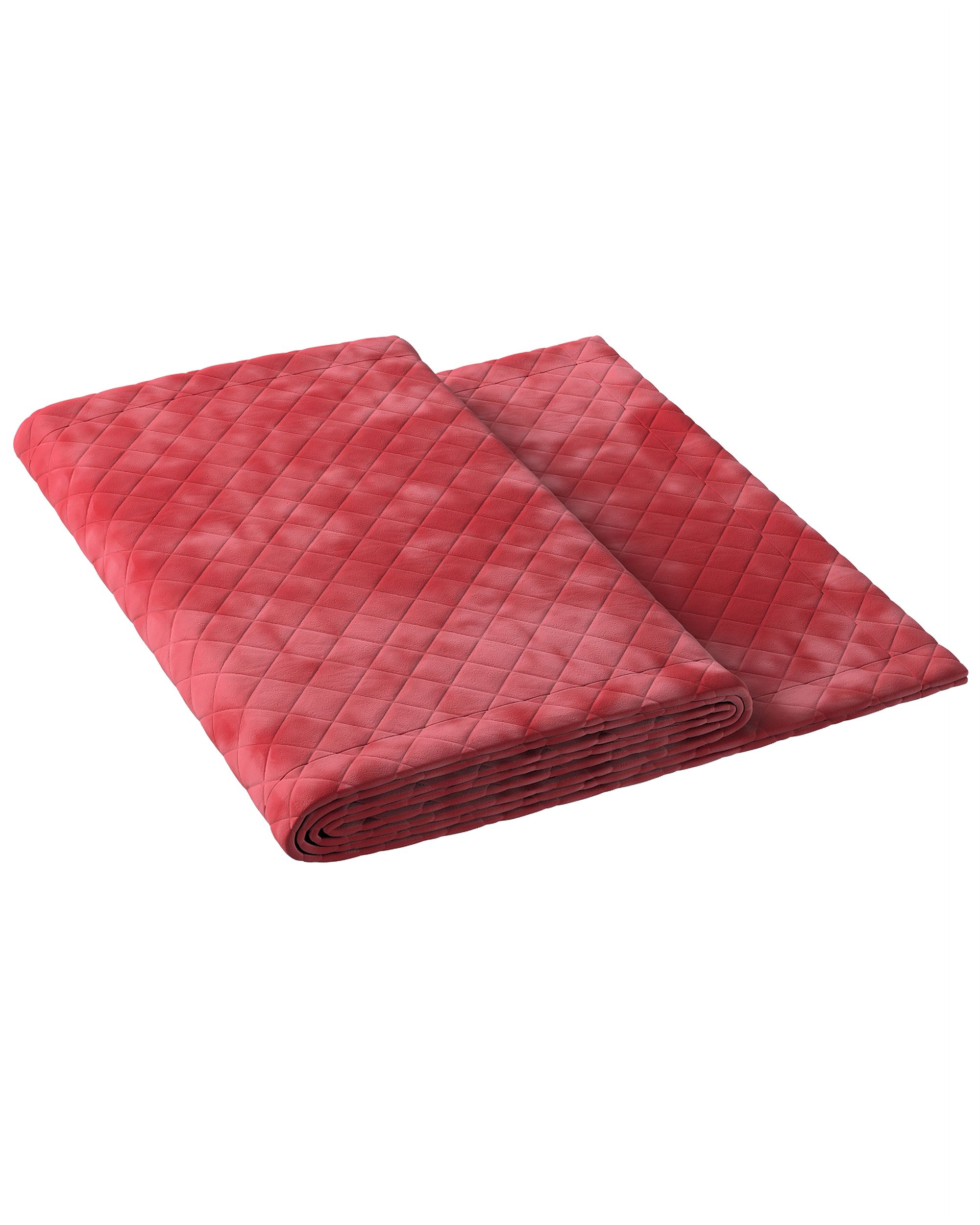 Bedloper Velvet kleur product rood stof glanzend, fluweel (hover)