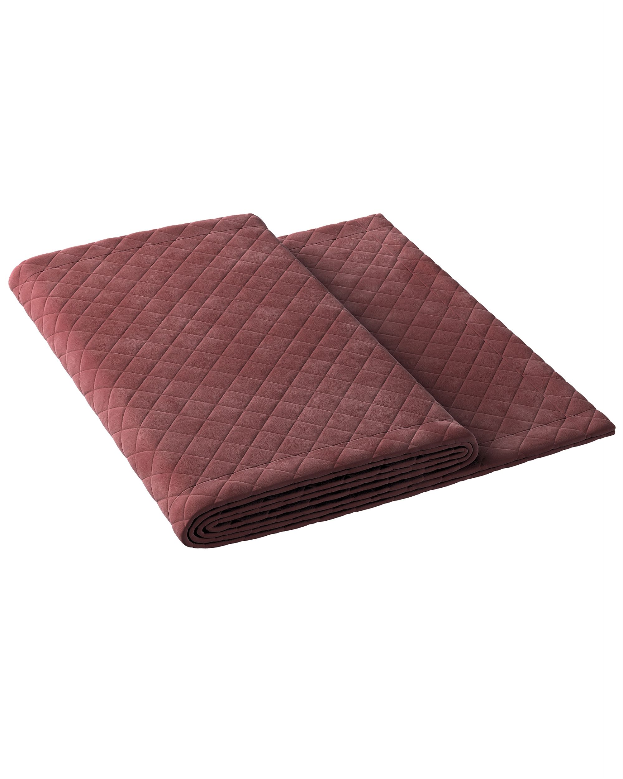 Bedloper Velvet kleur product rood stof glanzend, fluweel (hover)