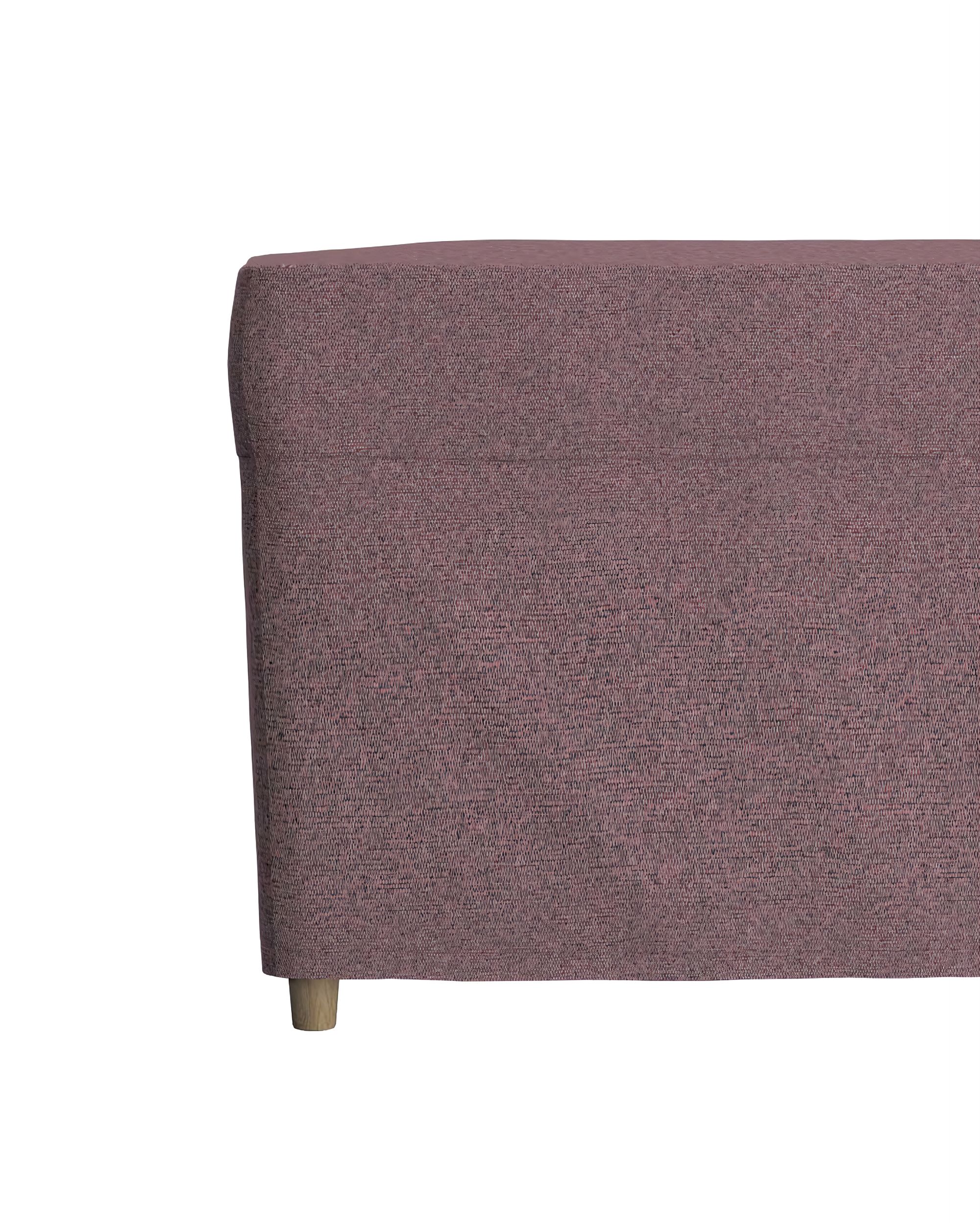 IKEA hoes voor voetenbank Strandmon kleur product roze stof met structuur (hover)
