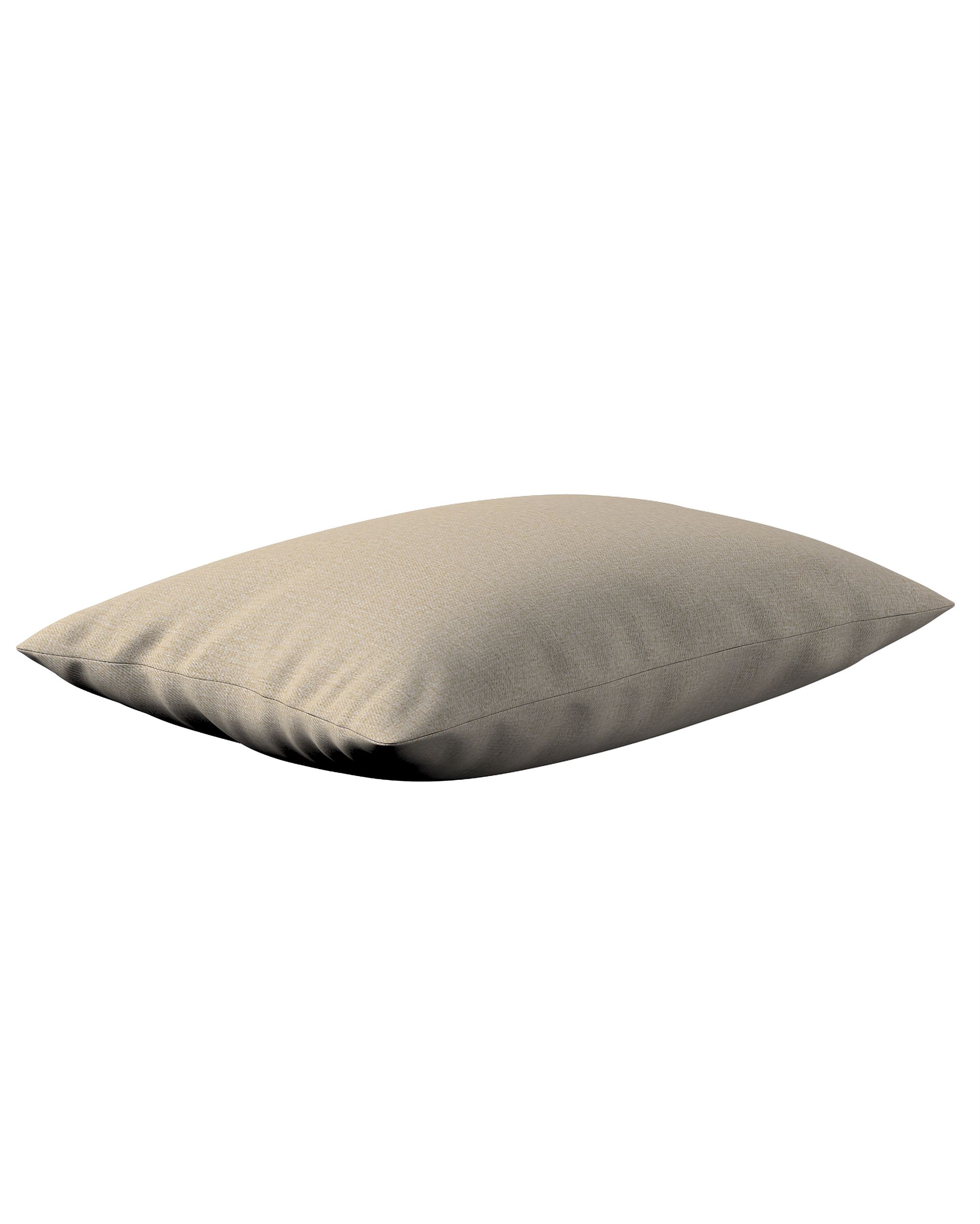 Kussenhoes Mia rechthoekig kleur product beige stof met structuur (hover)