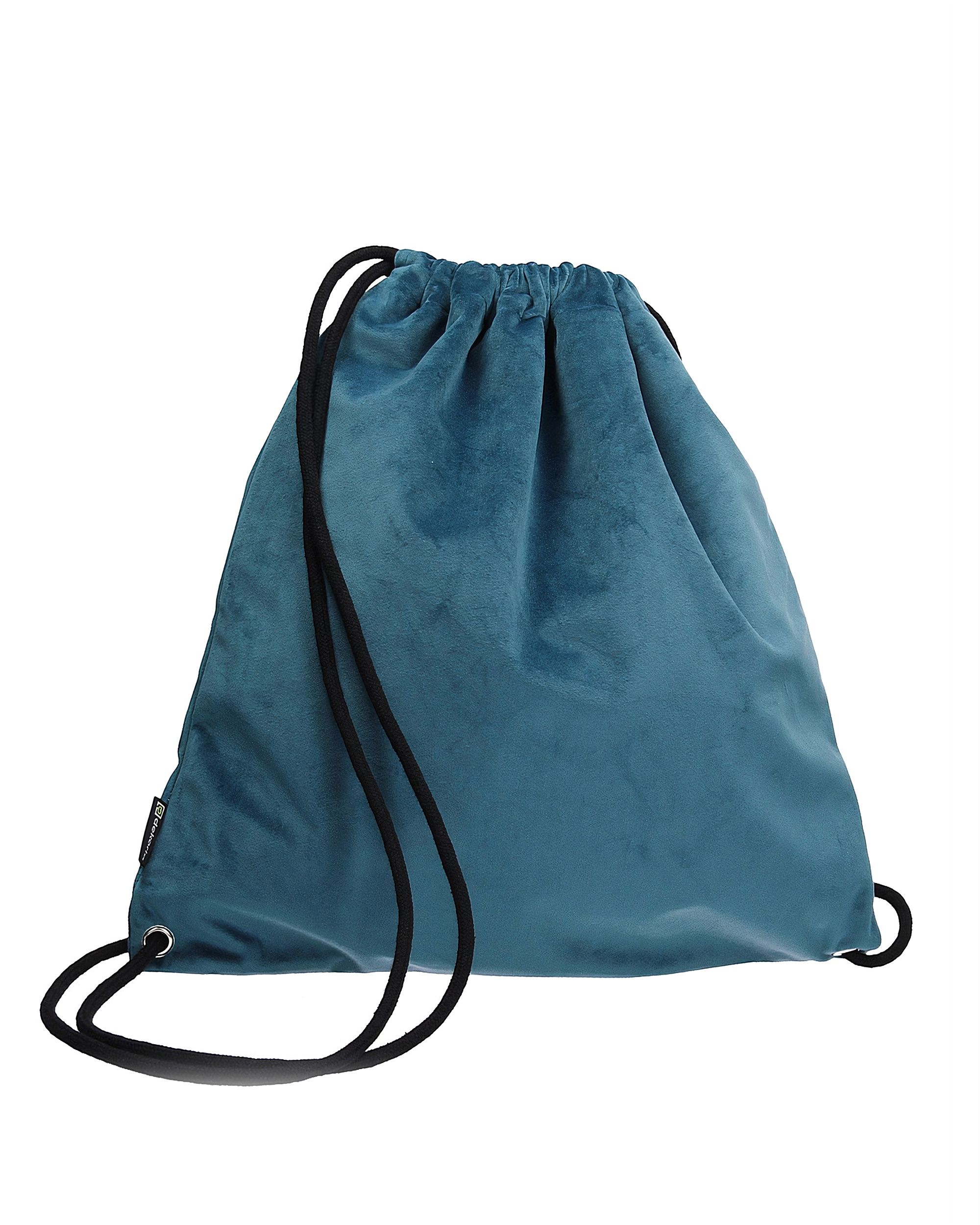 Gymtas dark grey kleur product blauw stof glanzend, fluweel