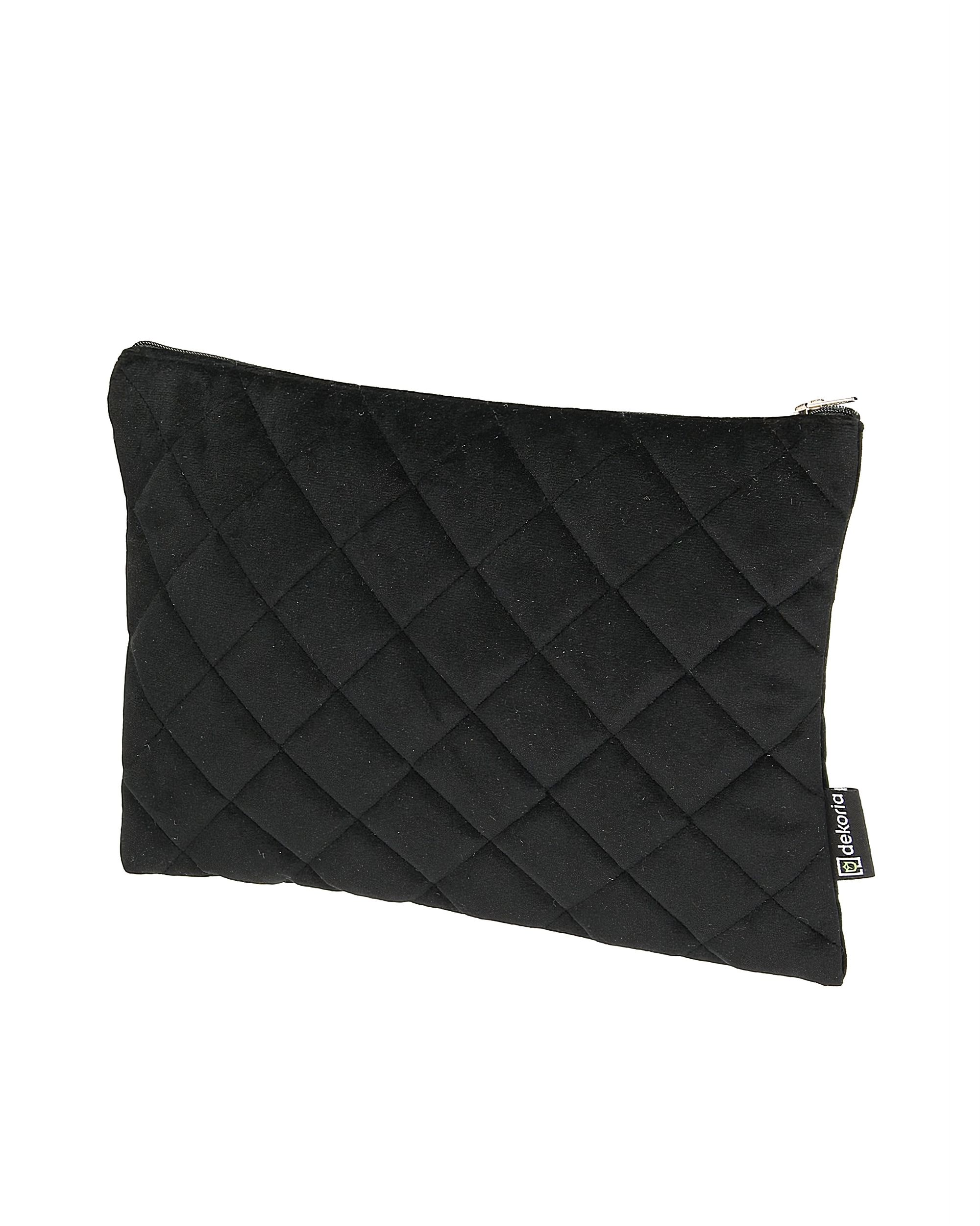 1436-704-17 kleur product zwart stof glanzend, fluweel