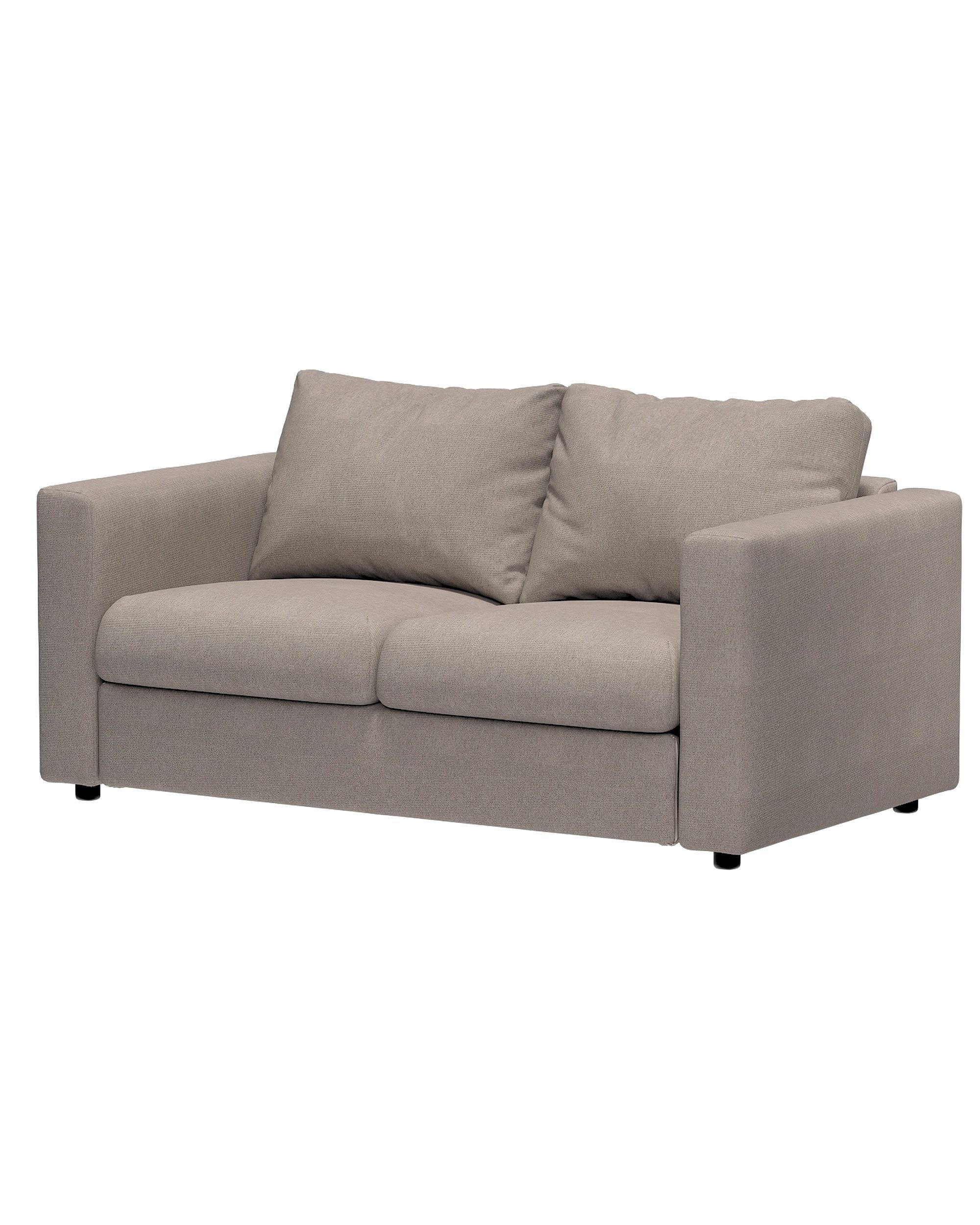 Hoes voor 2-persoons zitbankelement Vimle kleur product beige stof met structuur (hover)