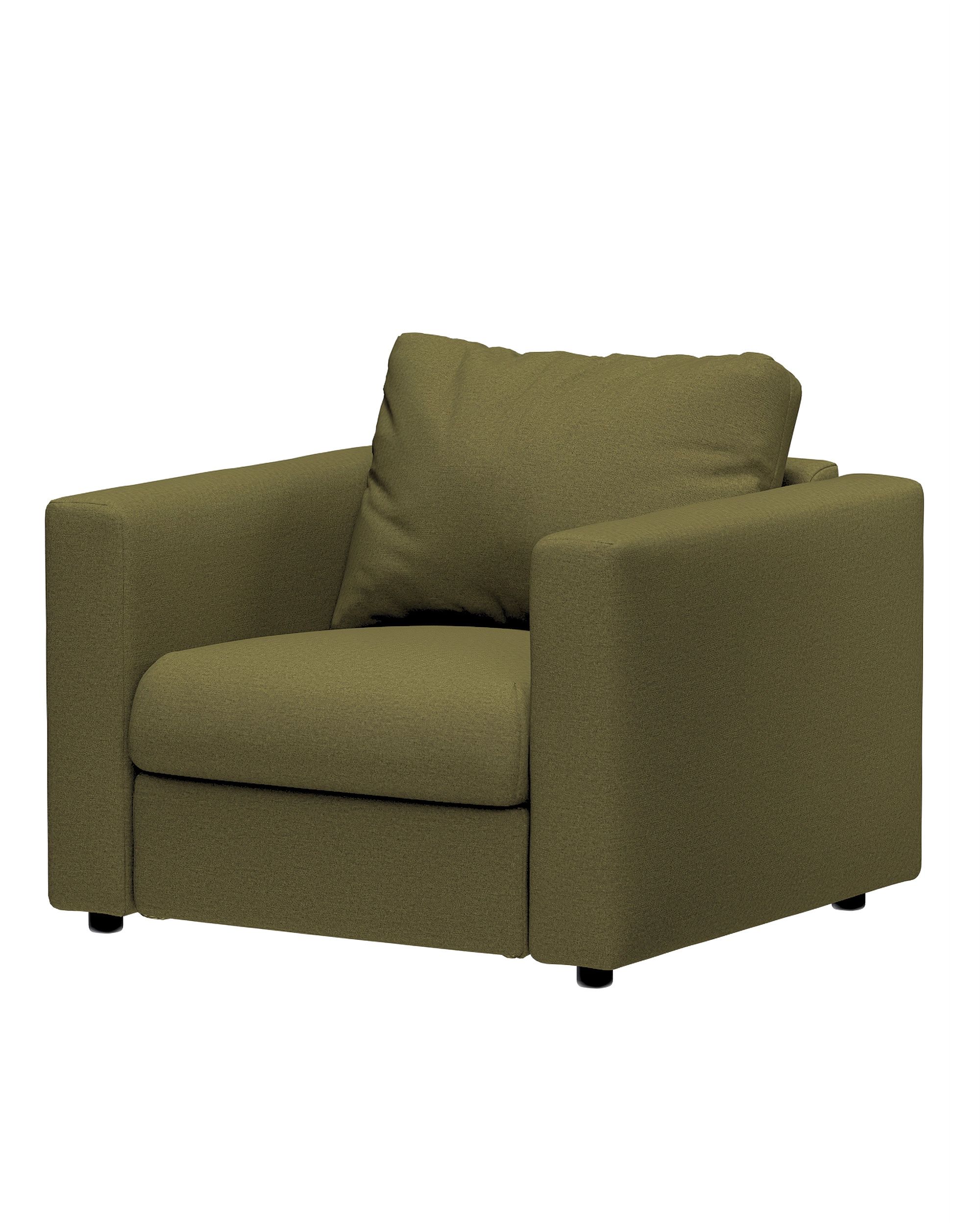 Hoes voor fauteuilelement Vimle kleur product groen stof met structuur (hover)