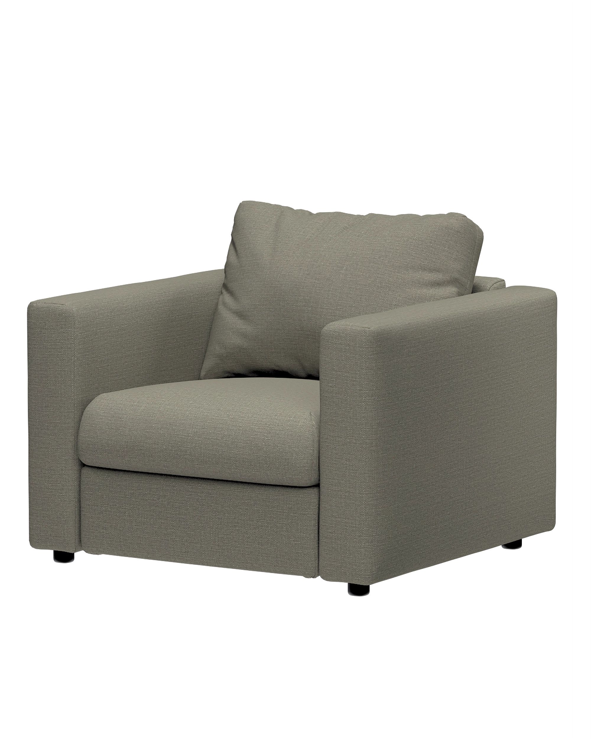 Hoes voor fauteuilelement Vimle kleur product grijs stof met structuur (hover)