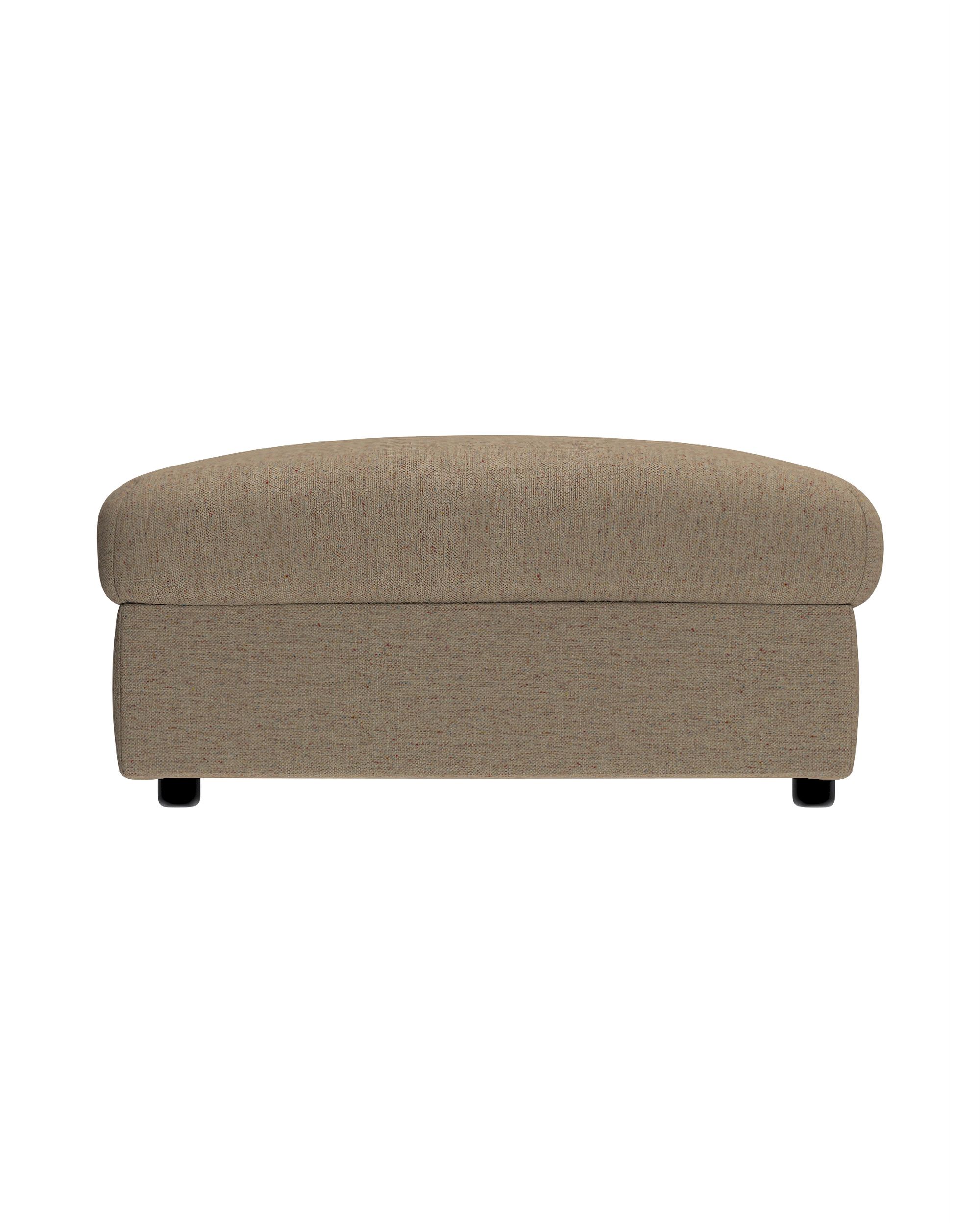 Hoes voor Vimle-poef kleur product beige stof met structuur