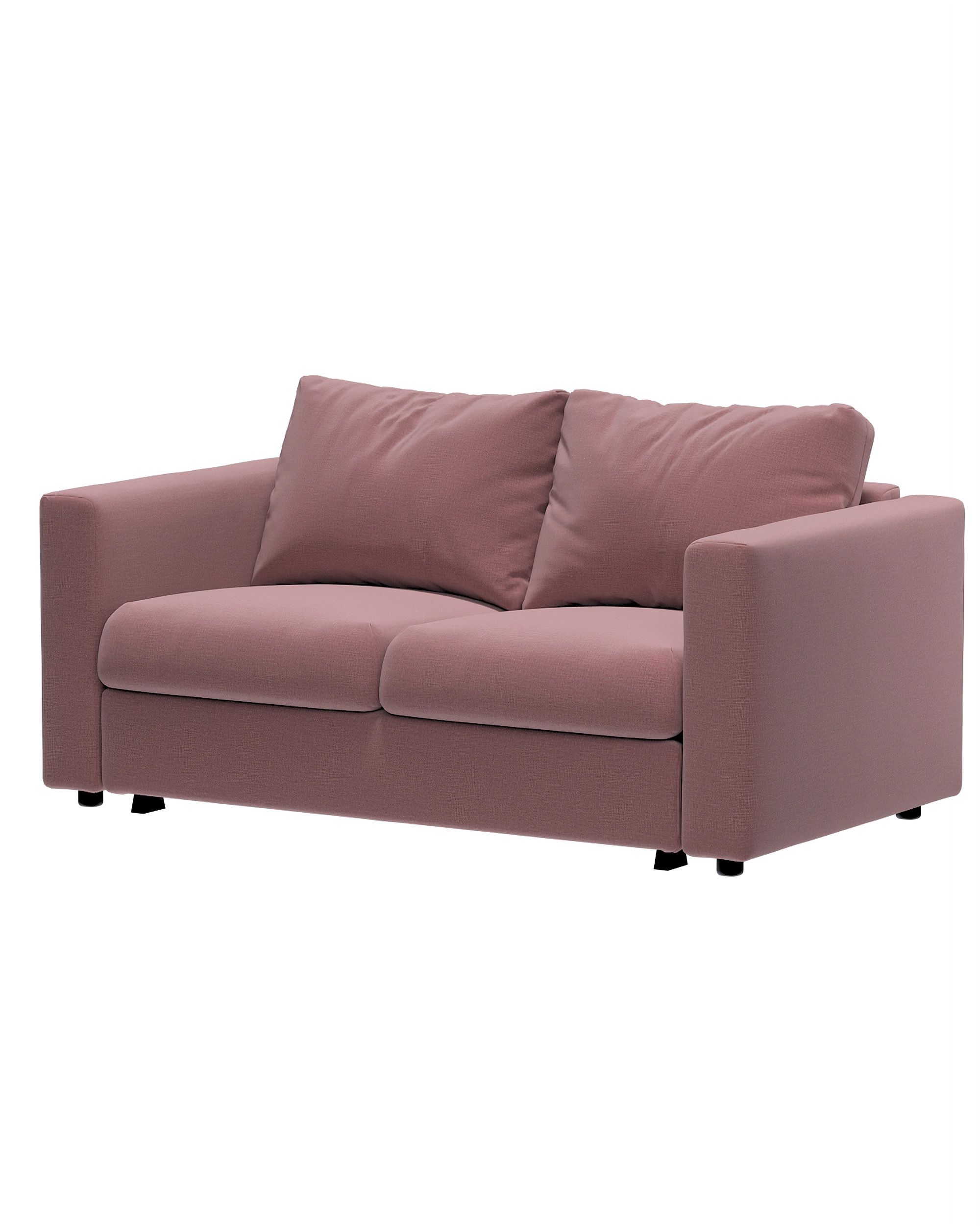 Hoes voor 2-persoons slaapbankelement Vimle kleur product violet stof fluweel (hover)