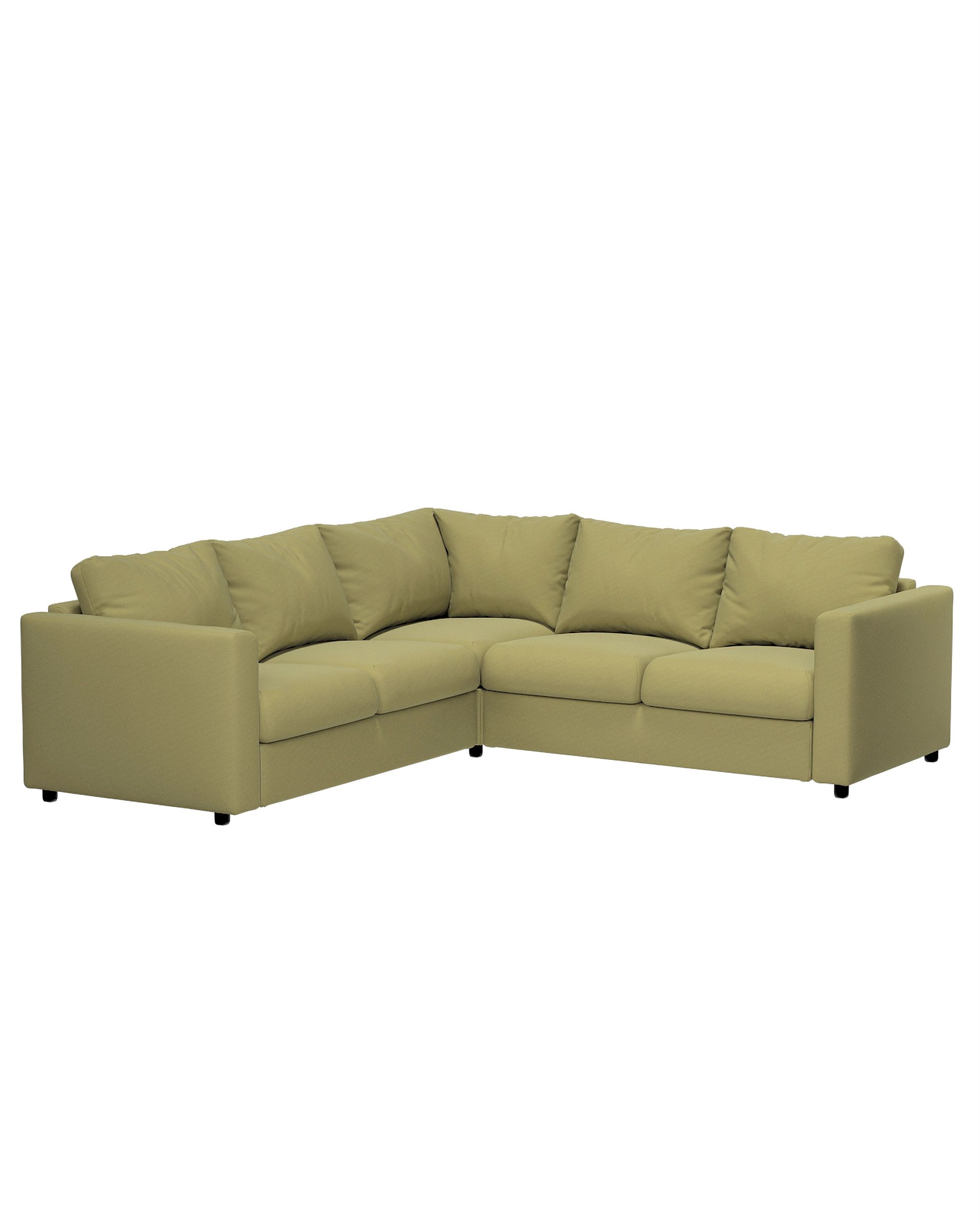 Hoes voor Vimle-hoekelement kleur product groen stof glanzend, fluweel (hover)