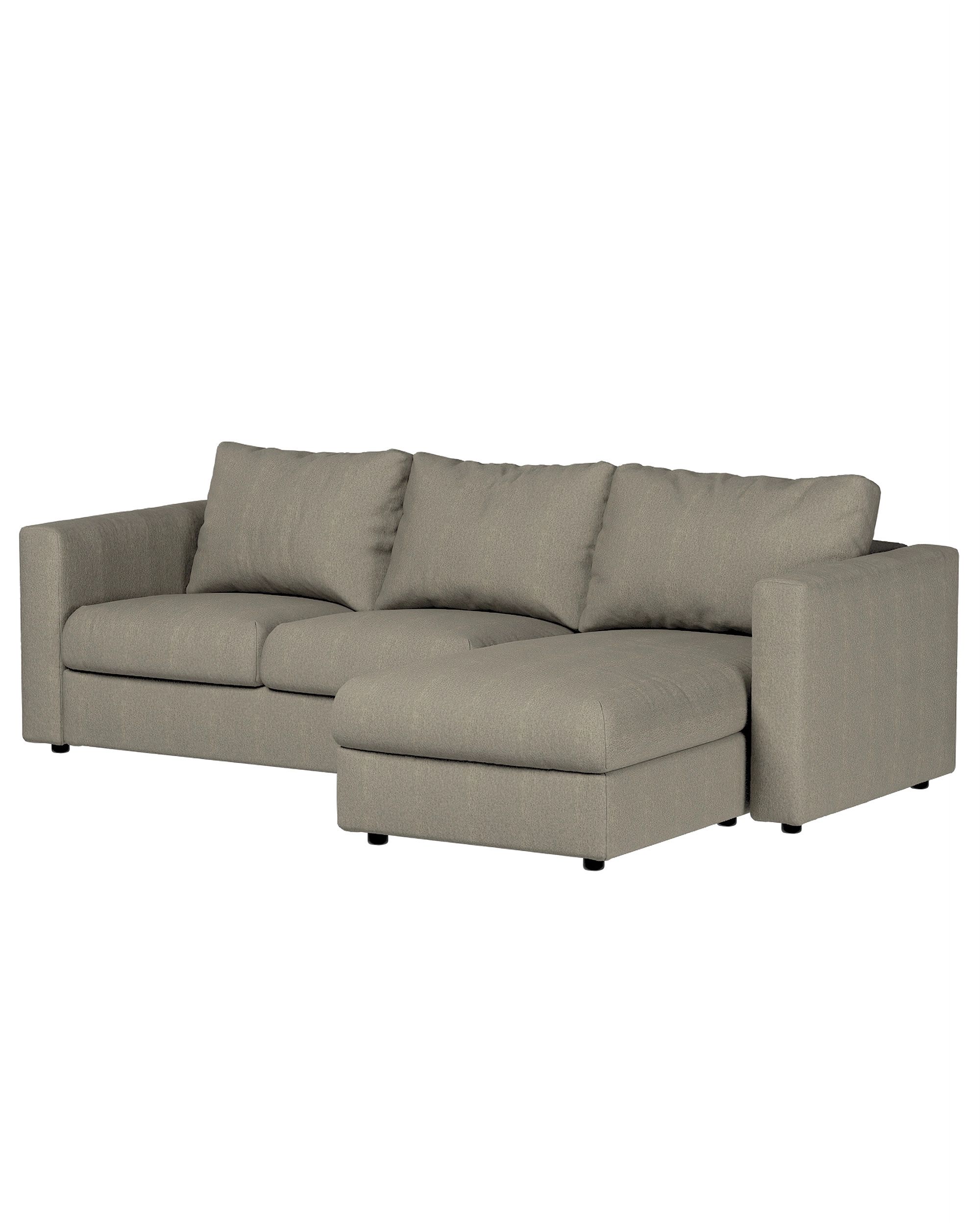 Hoes voor Vimle-zitmeubelelement kleur product beige stof met structuur (hover)