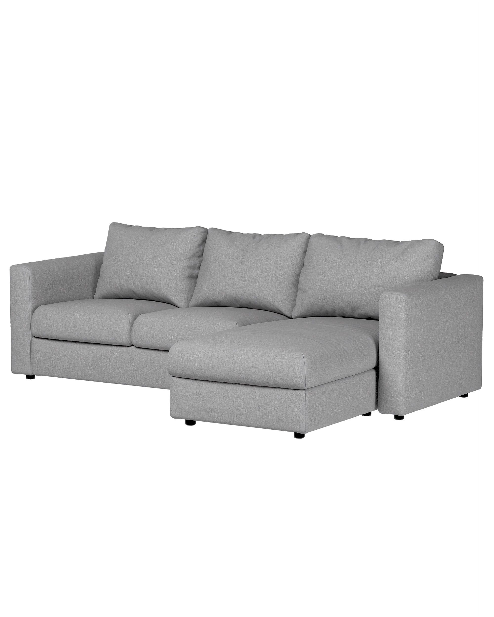 Hoes voor Vimle-zitmeubelelement kleur product grijs stof met structuur (hover)
