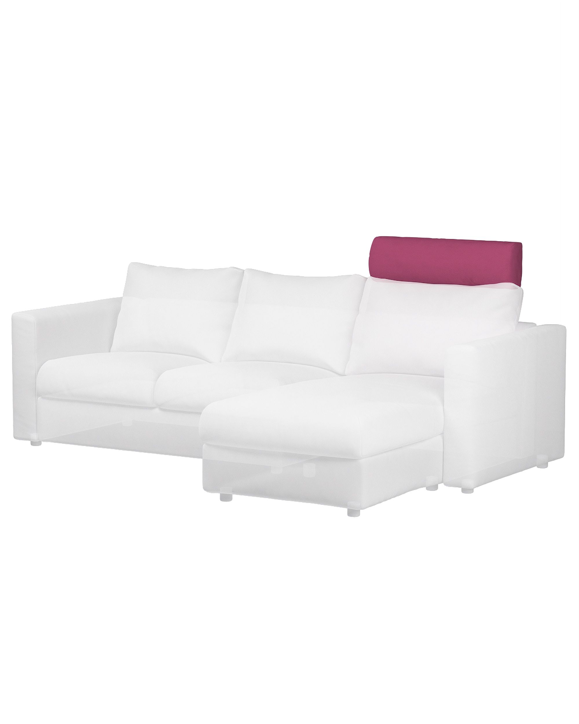 Hoes voor Vimle-rolkussen kleur product pruim (hover)