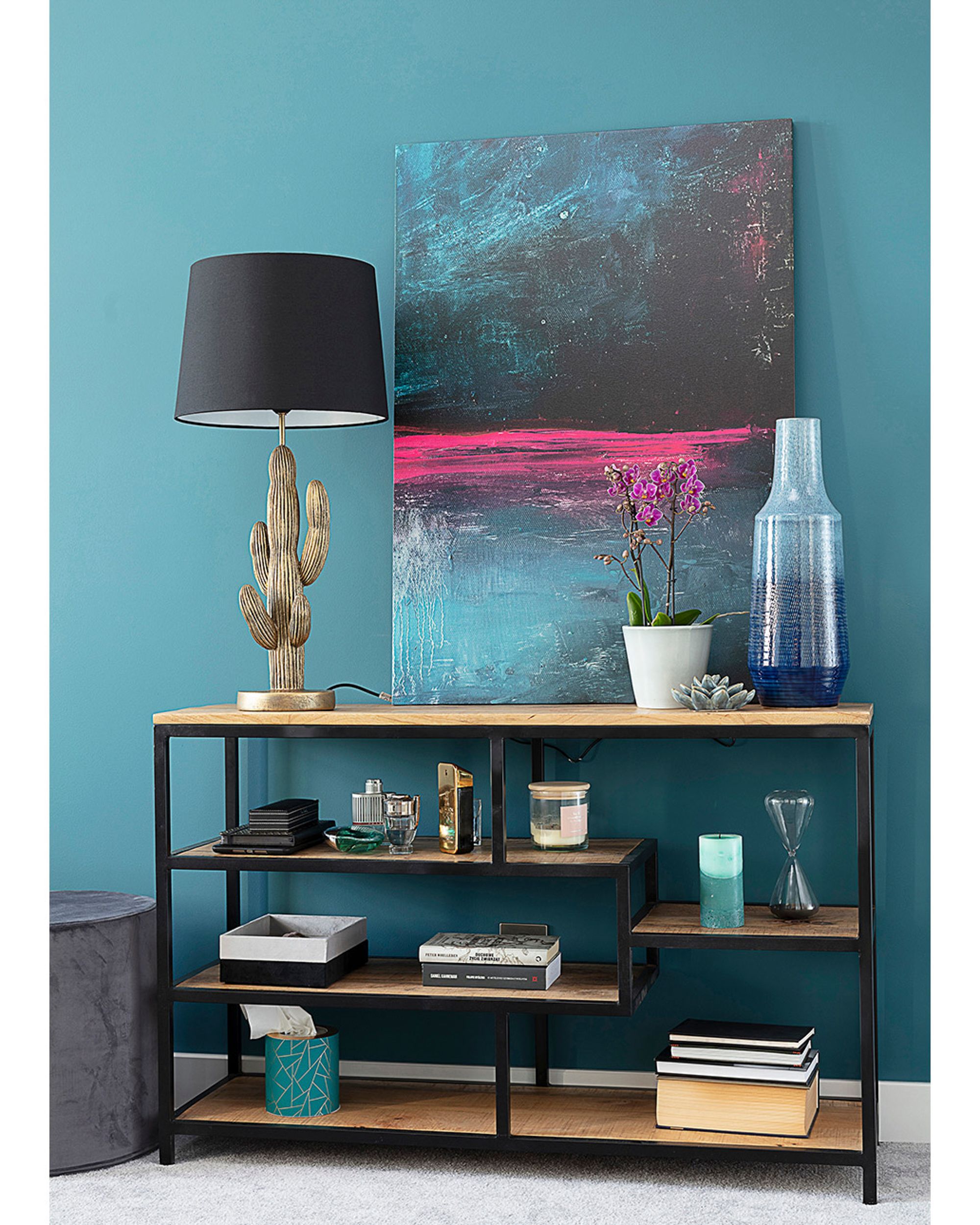 Kunstprint canvas Expression Pink I (hover)