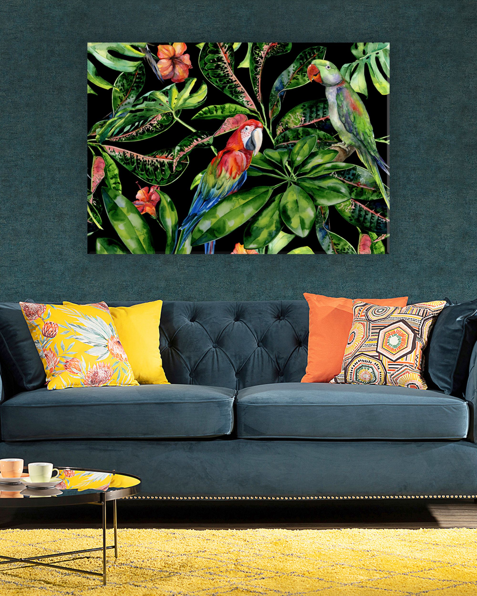 Canvas print Tropical Birds (hover)