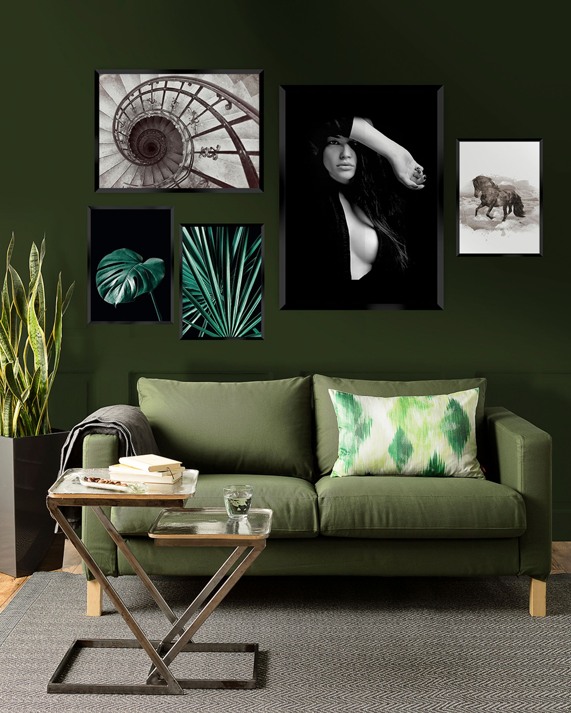 Canvasprint Spiral Stairs (hover)