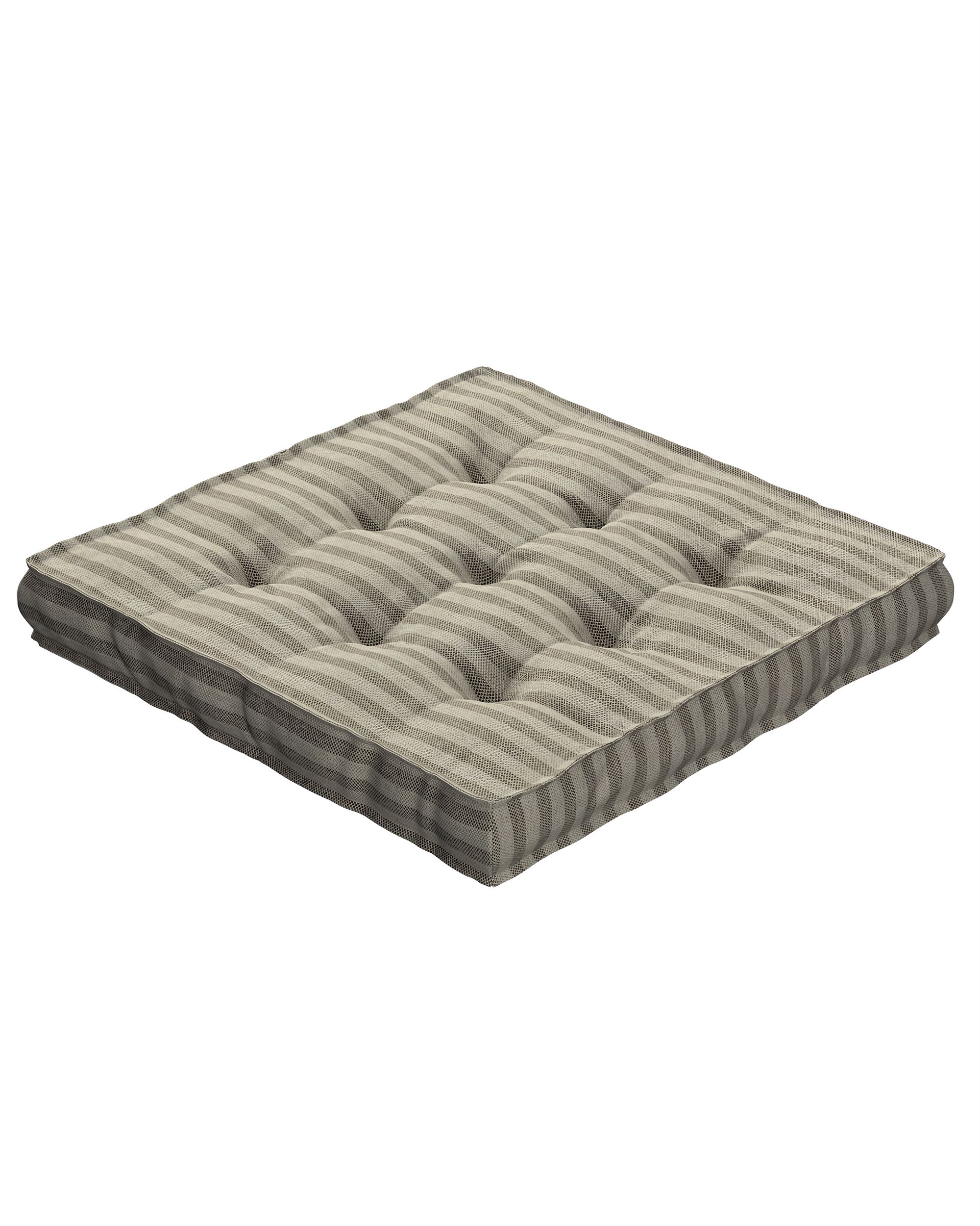 Stoelkussen Jacob met handvat kleur product beige stof outdoor, met structuur, met patroon (hover)