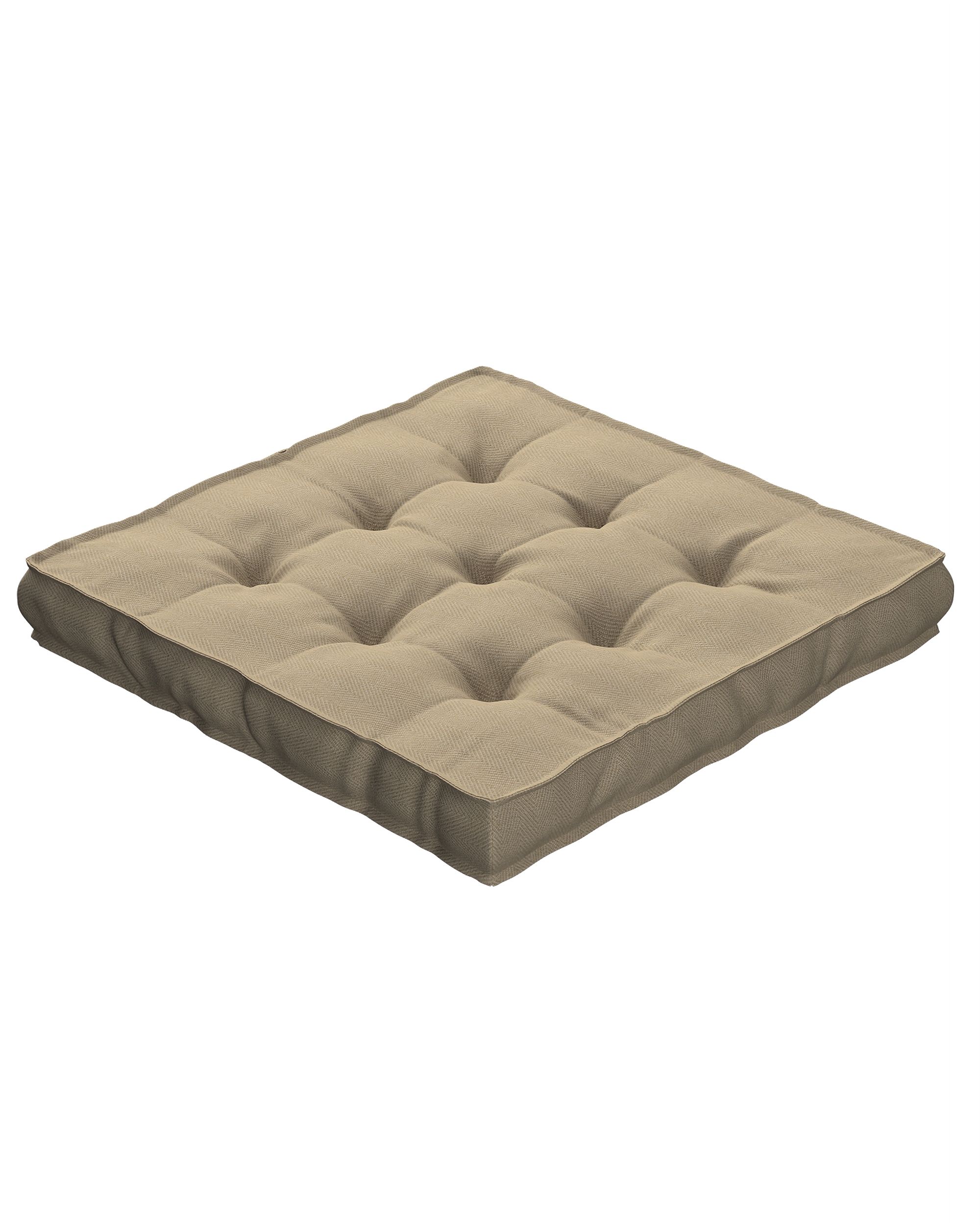 Stoelkussen Jacob met handvat kleur product beige stof outdoor, met structuur (hover)