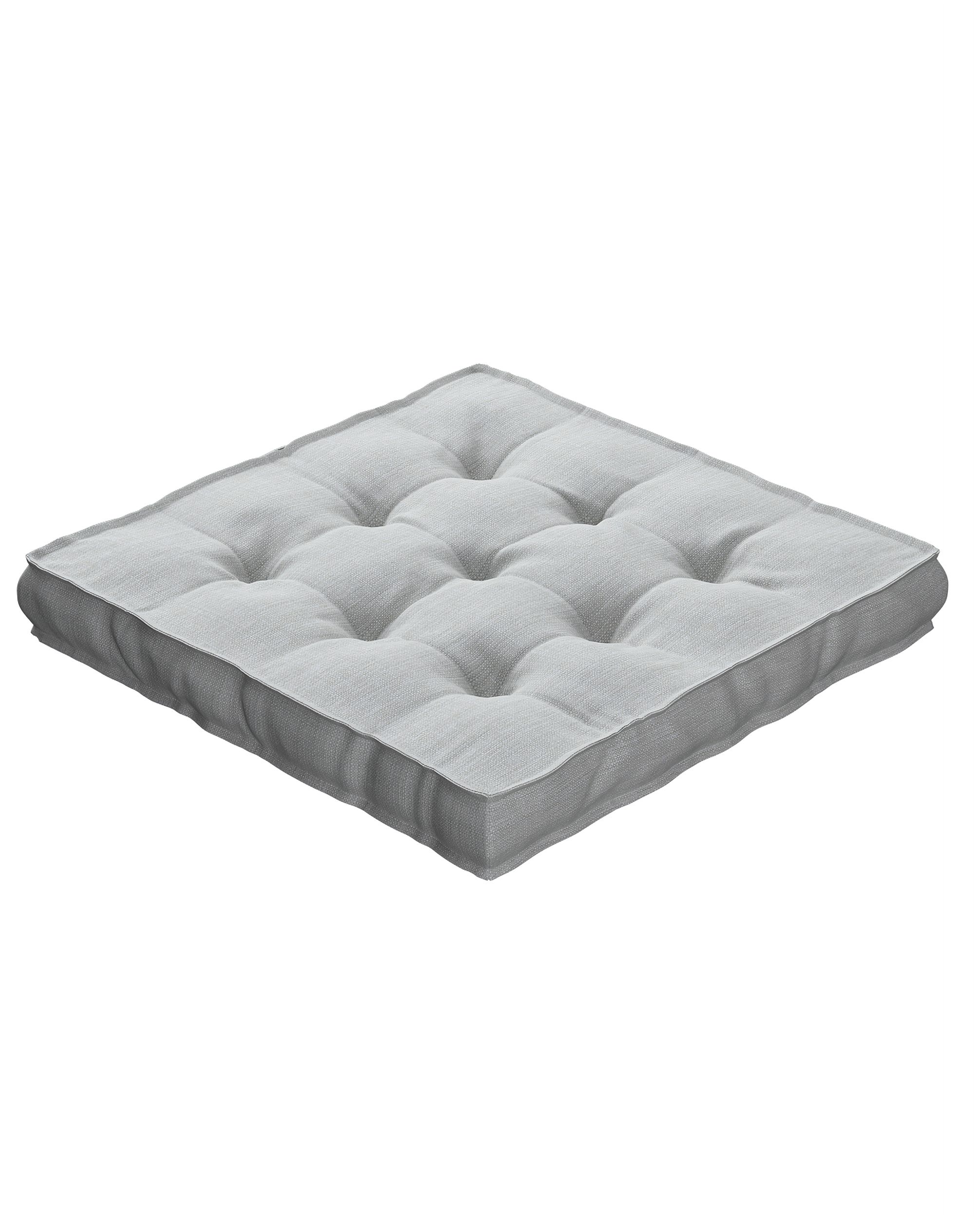 Stoelkussen Jacob met handvat kleur product grijs stof outdoor, met structuur (hover)