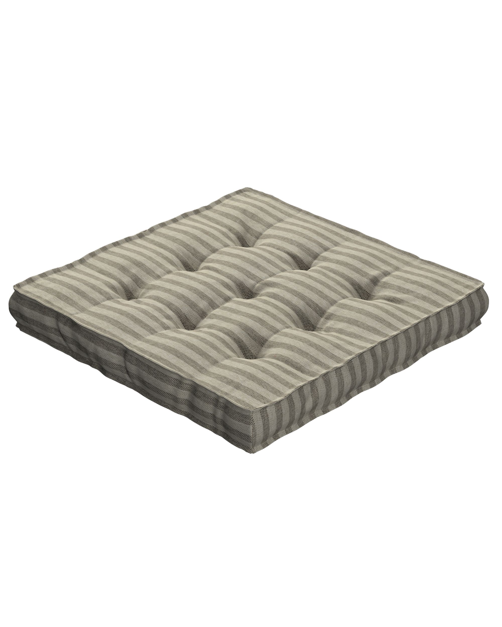 Stoelkussen Jacob met handvat kleur product beige stof outdoor, met structuur, met patroon (hover)