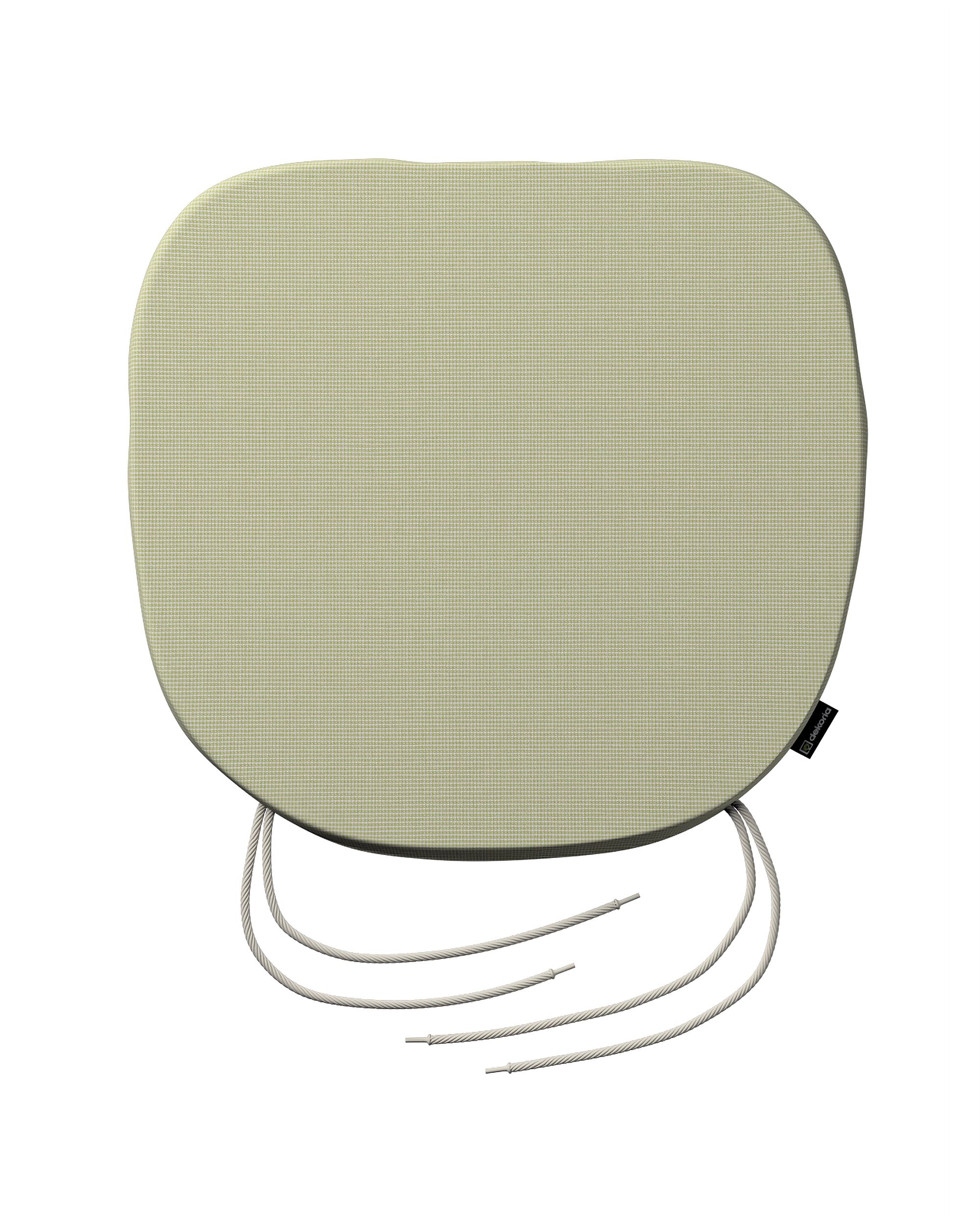 Stoelkussen Marcus met koord kleur product groen stof outdoor, met structuur