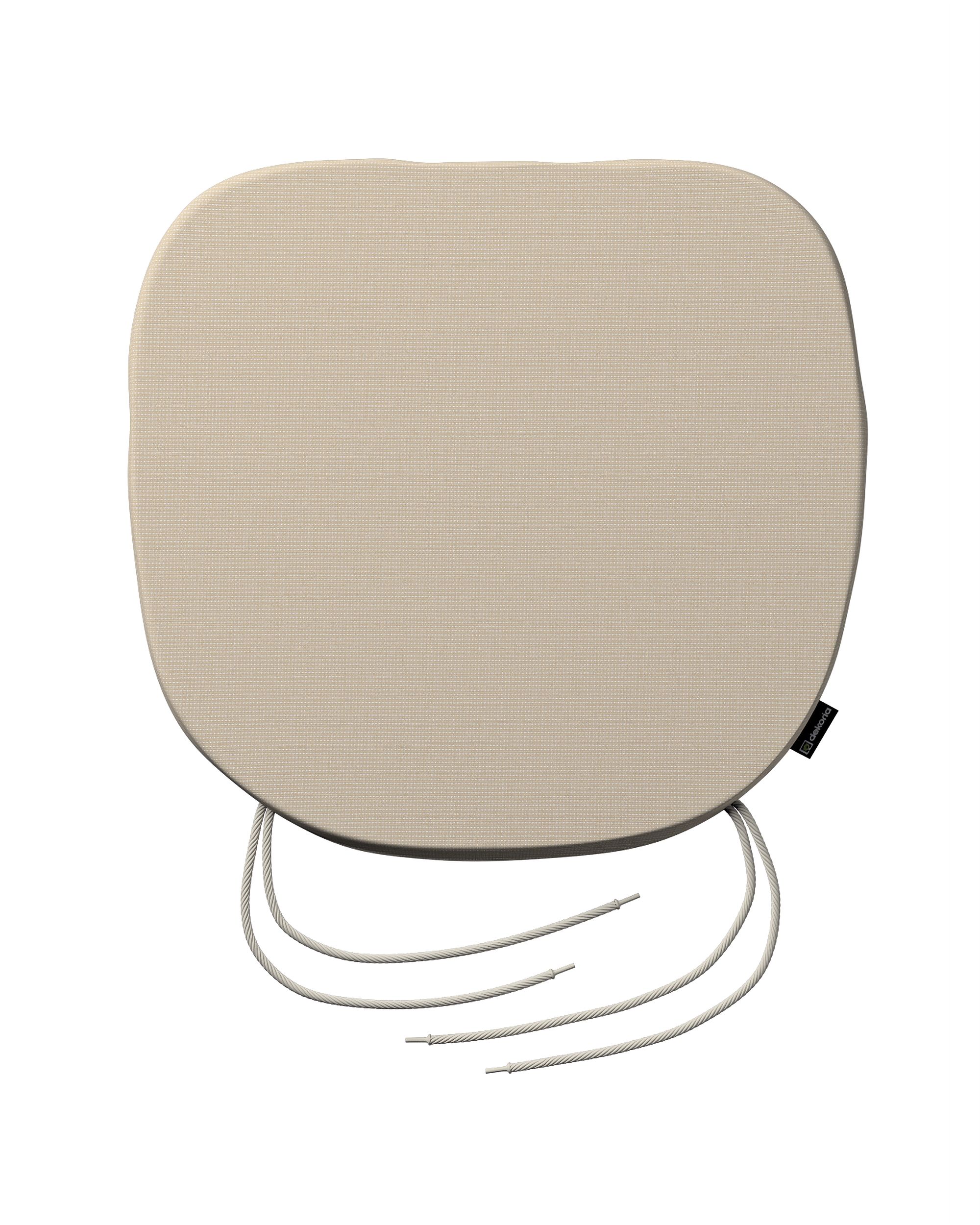 Stoelkussen Marcus met koord kleur product beige stof outdoor, met structuur