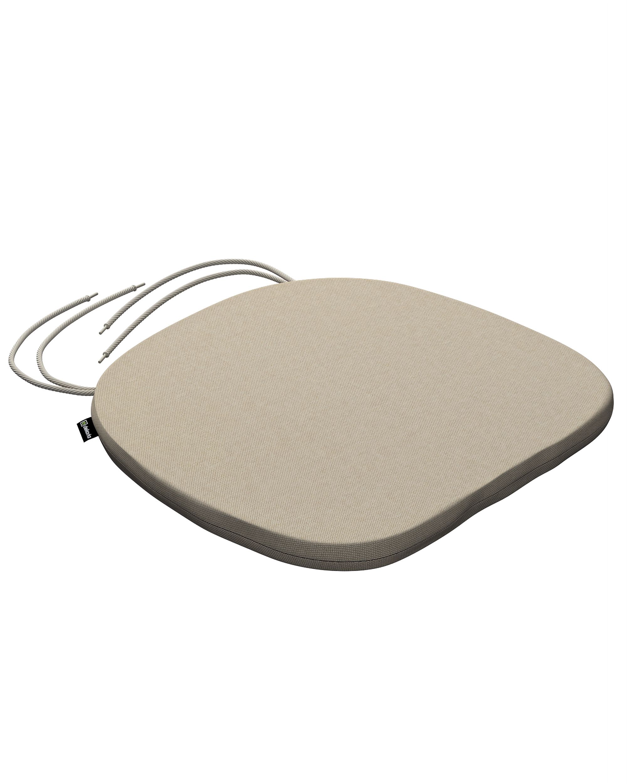 Stoelkussen Marcus met koord kleur product beige stof outdoor, met structuur (hover)