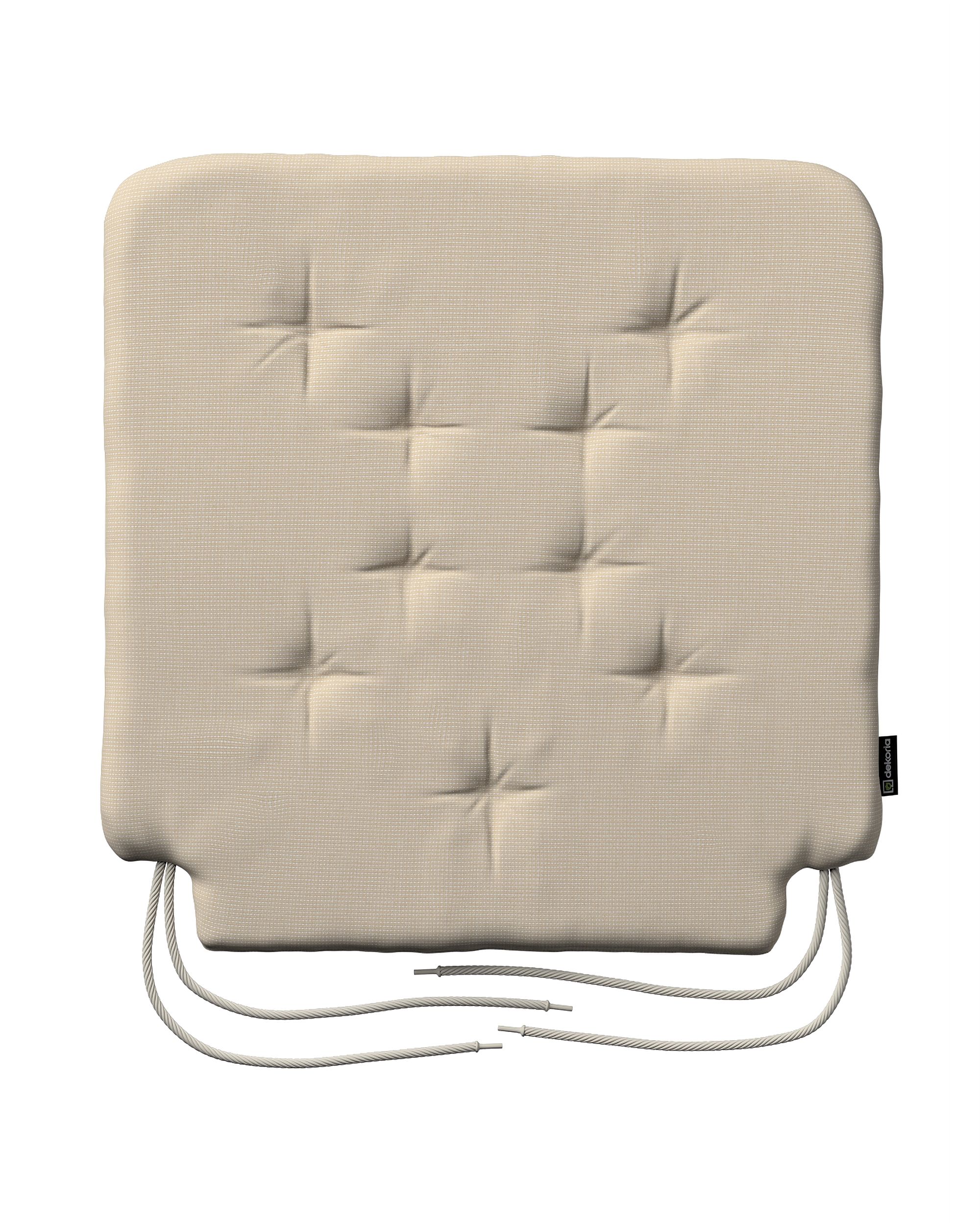 Stoelkussen Christoph met koord kleur product beige stof outdoor, met structuur