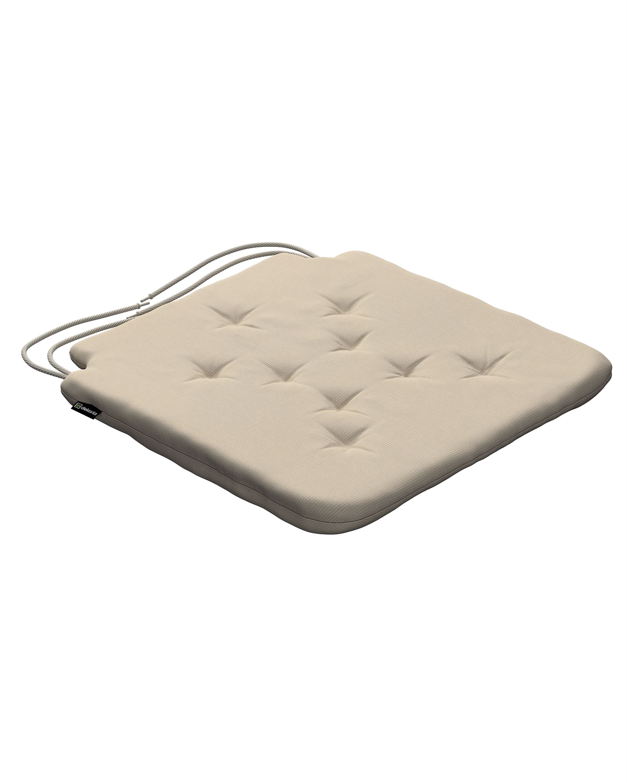Stoelkussen Christoph met koord kleur product beige stof outdoor, met structuur (hover)