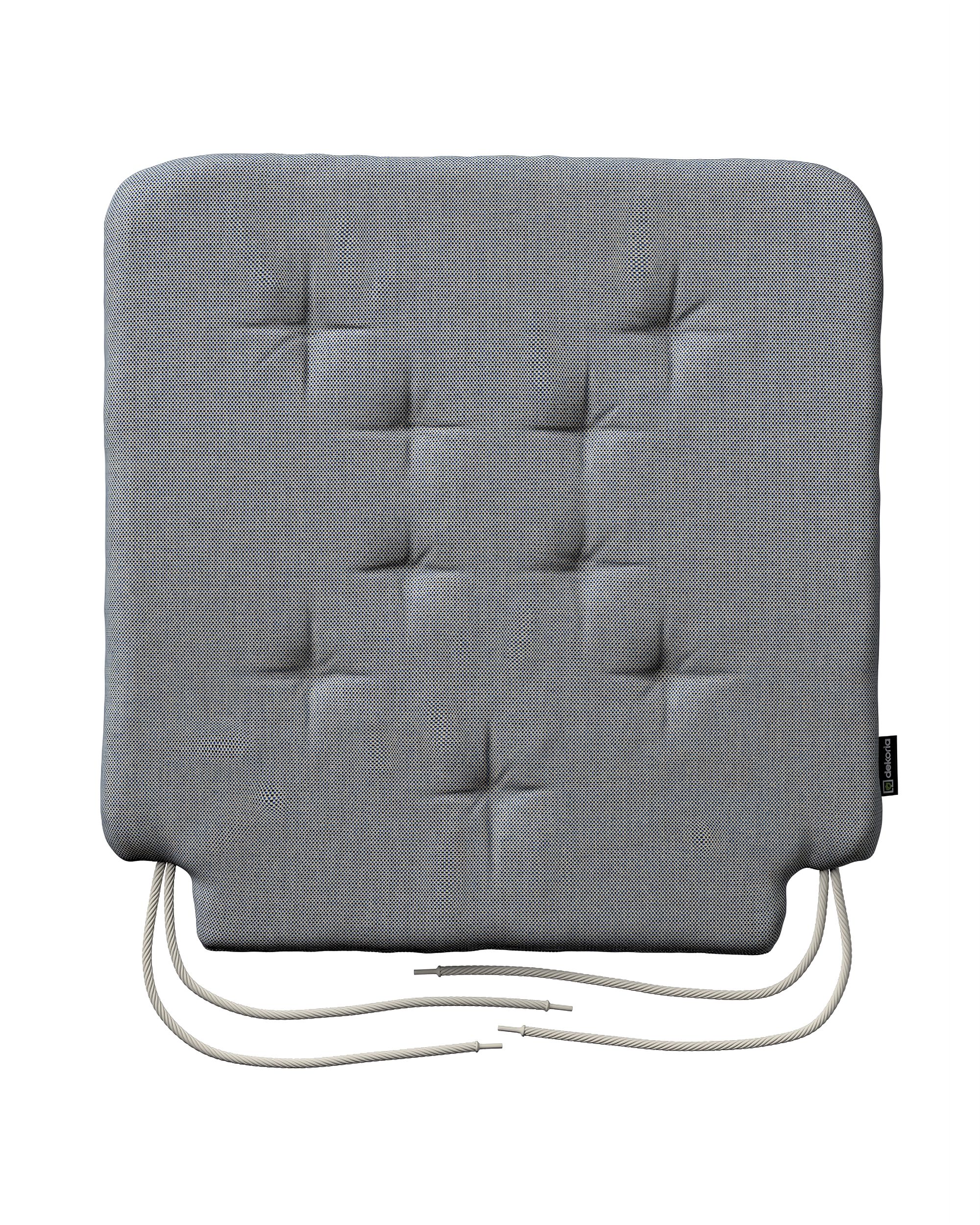 Stoelkussen Christoph met koord kleur product zwart stof outdoor, met structuur