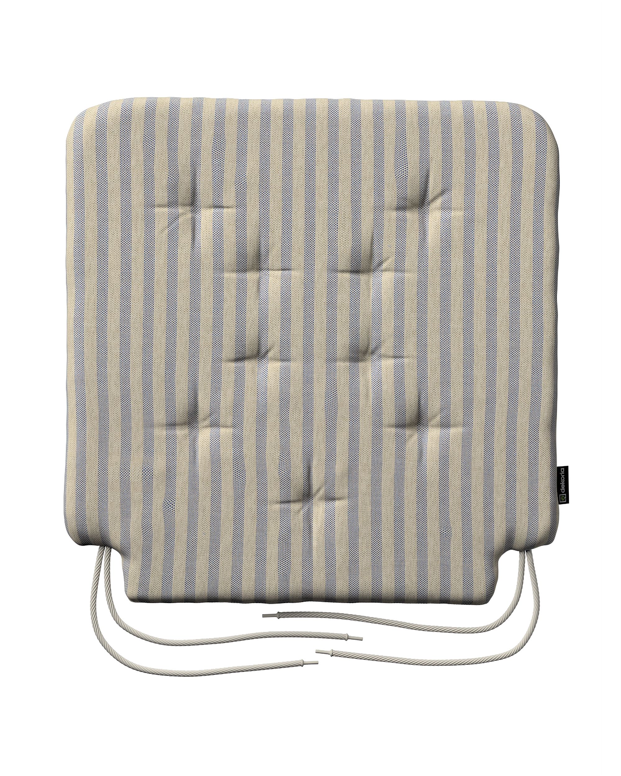 Stoelkussen Christoph met koord kleur product beige stof outdoor, met structuur, met patroon
