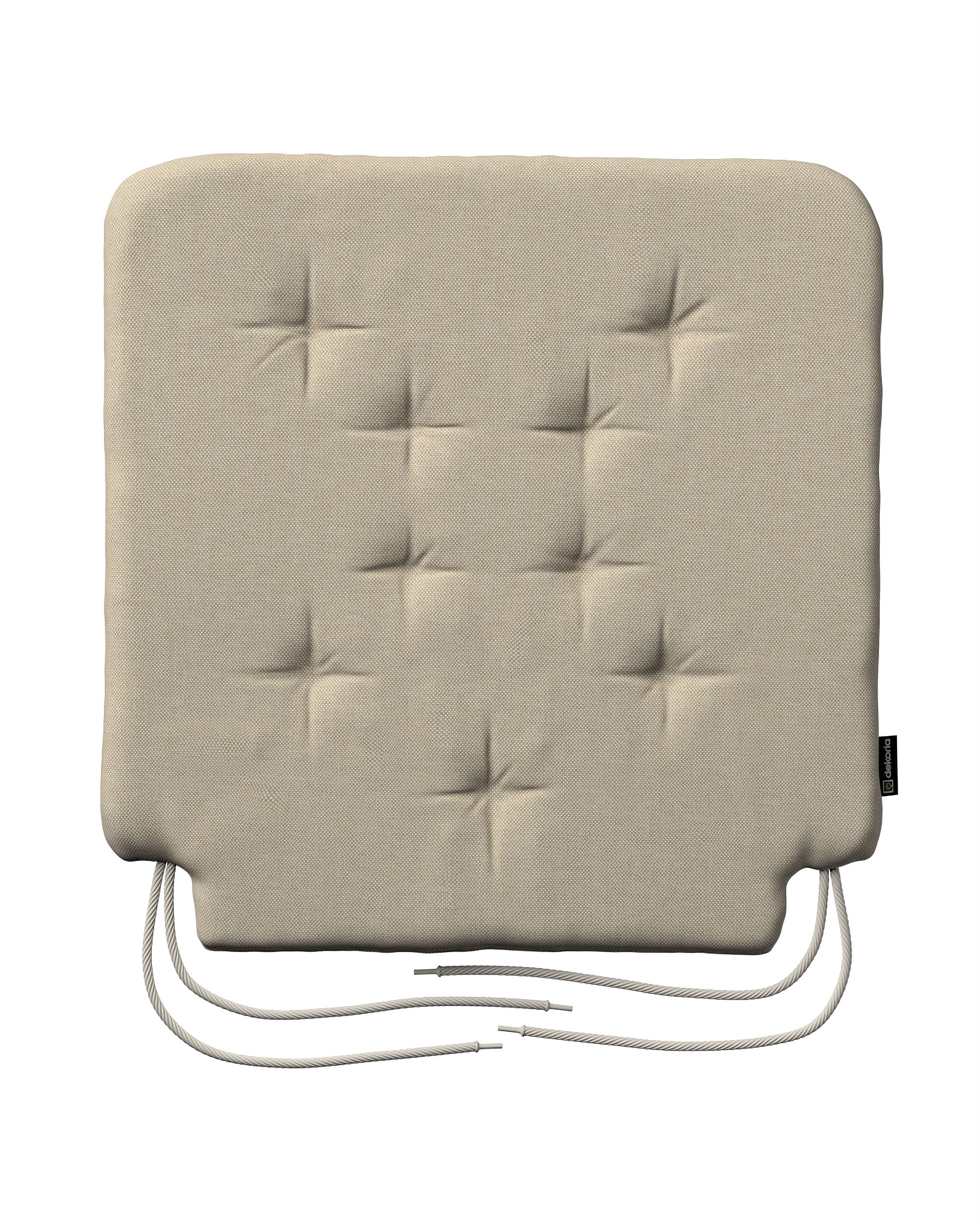 Stoelkussen Christoph met koord kleur product beige stof outdoor, met structuur