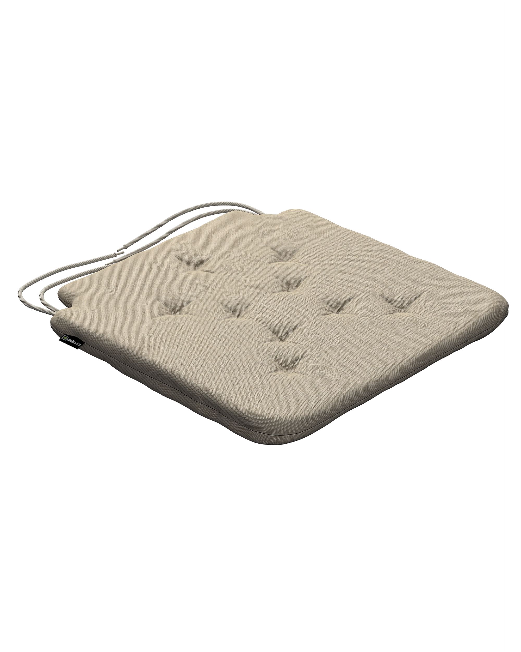 Stoelkussen Christoph met koord kleur product beige stof outdoor, met structuur (hover)