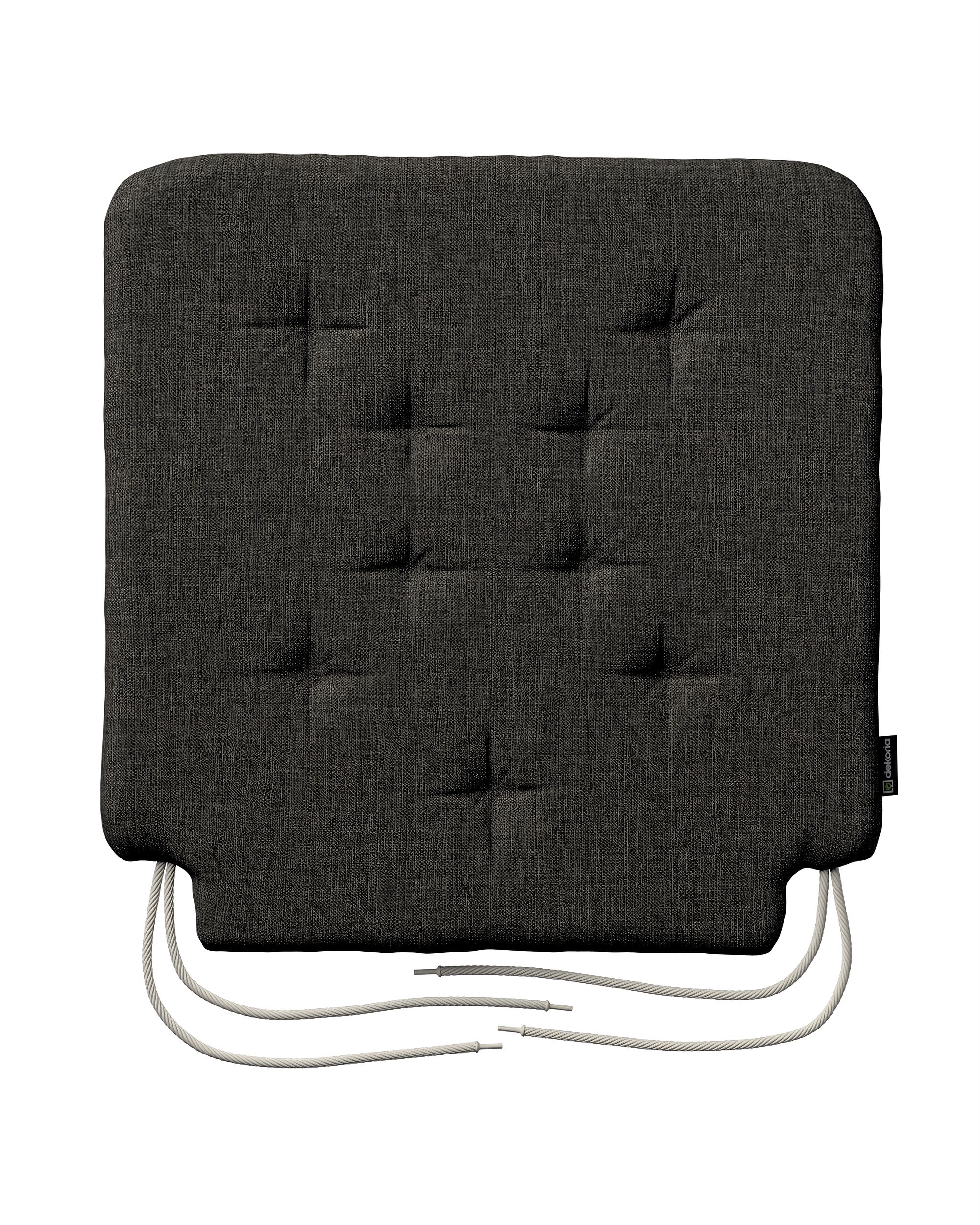 Stoelkussen Christoph met koord kleur product bruin stof outdoor, met structuur