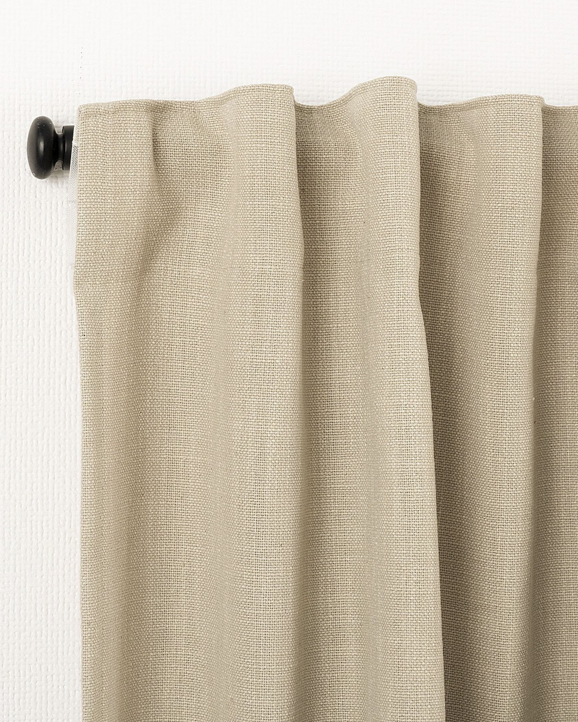 Kant-en-Klaar Gordijn BASIC met plooi-/lusband 140x280 cm Zand (hover)