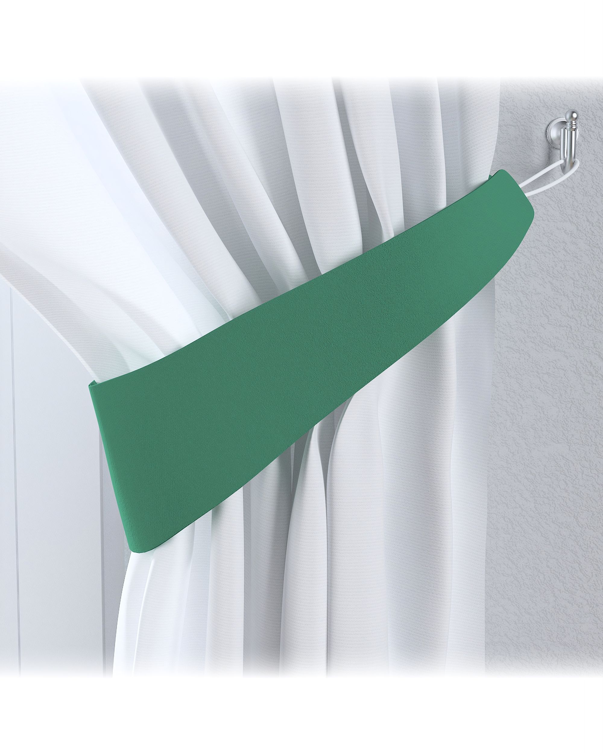 Embrasse Victoria 12x70 cm kleur product groen stof verduisterend