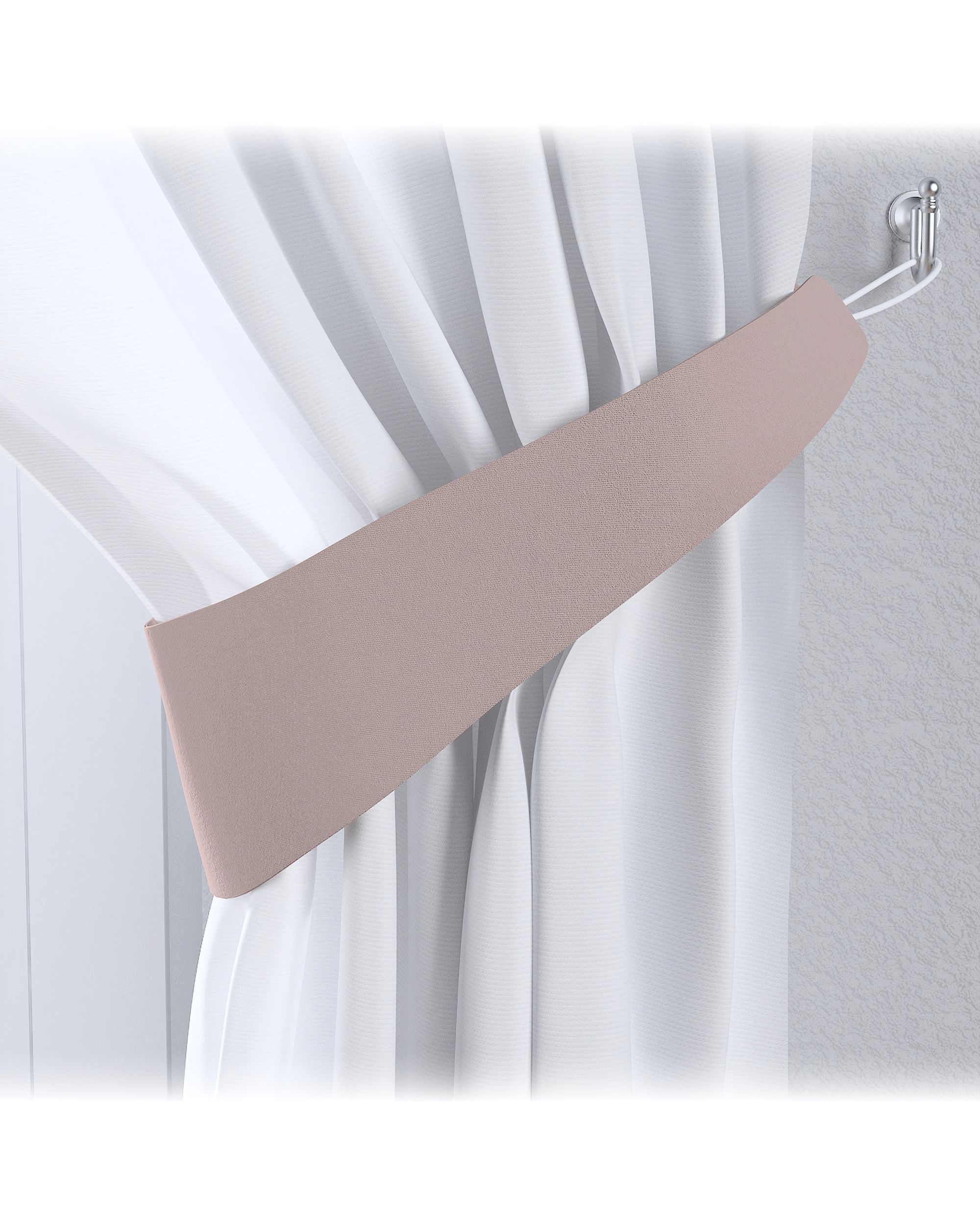 Embrasse Victoria 12x70 cm kleur product beige stof verduisterend
