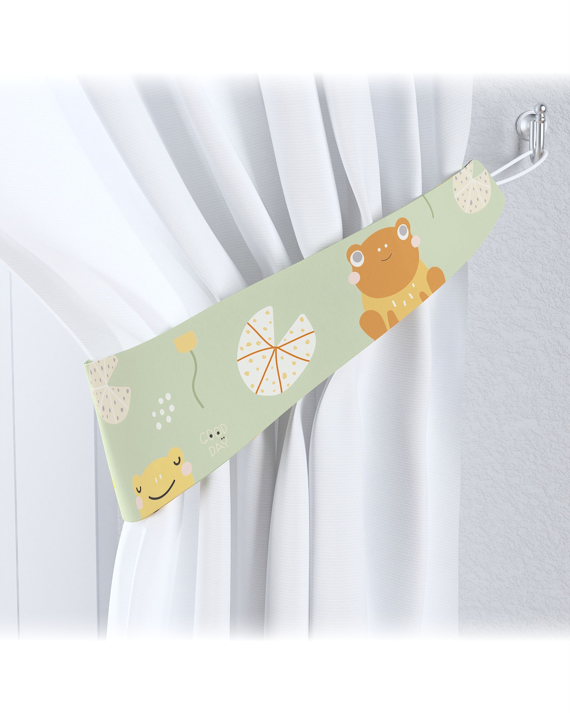 Embrasse Victoria 12x70 cm kleur product groen stof met patroon