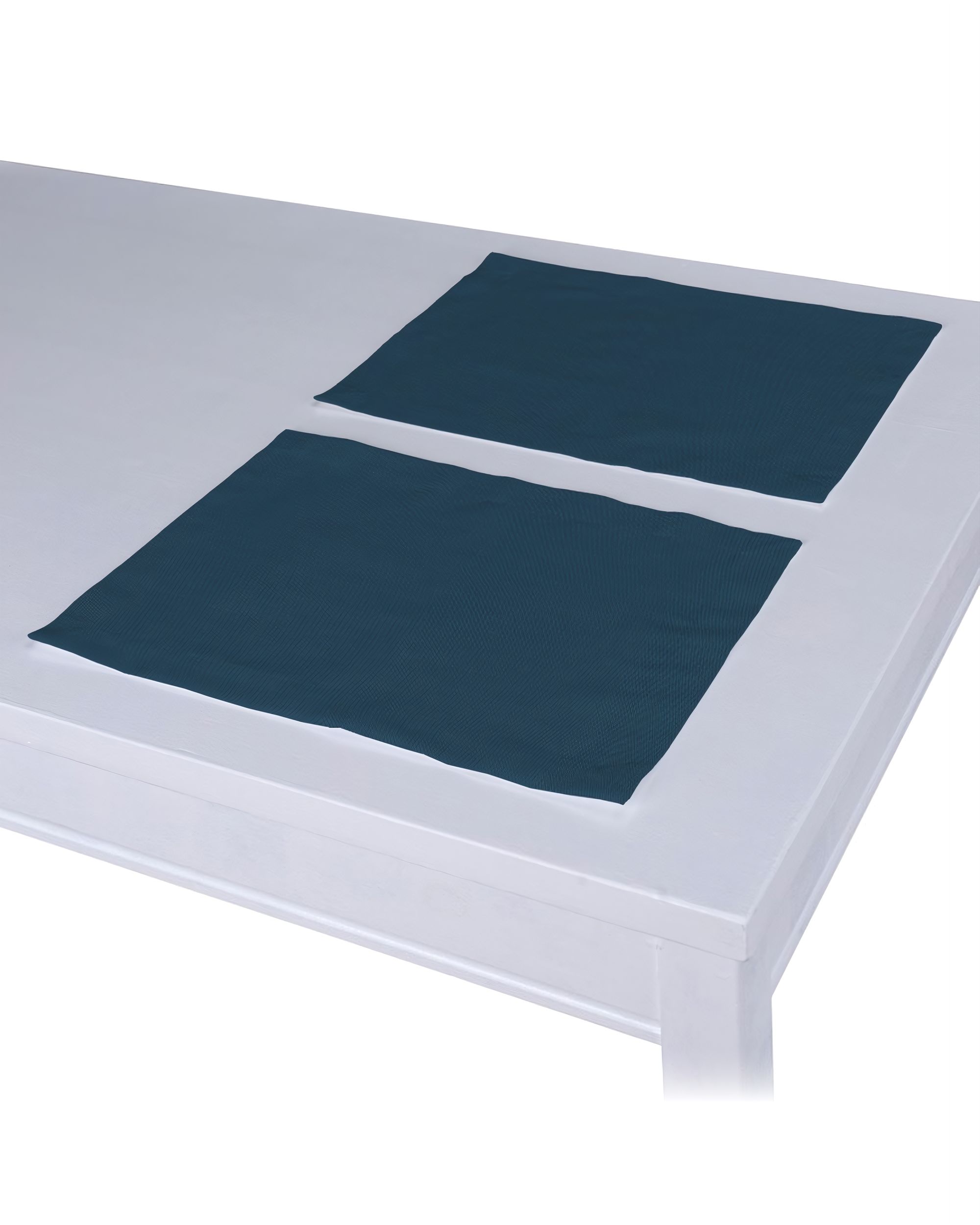 Placemats 2 st. kleur product donkerblauw