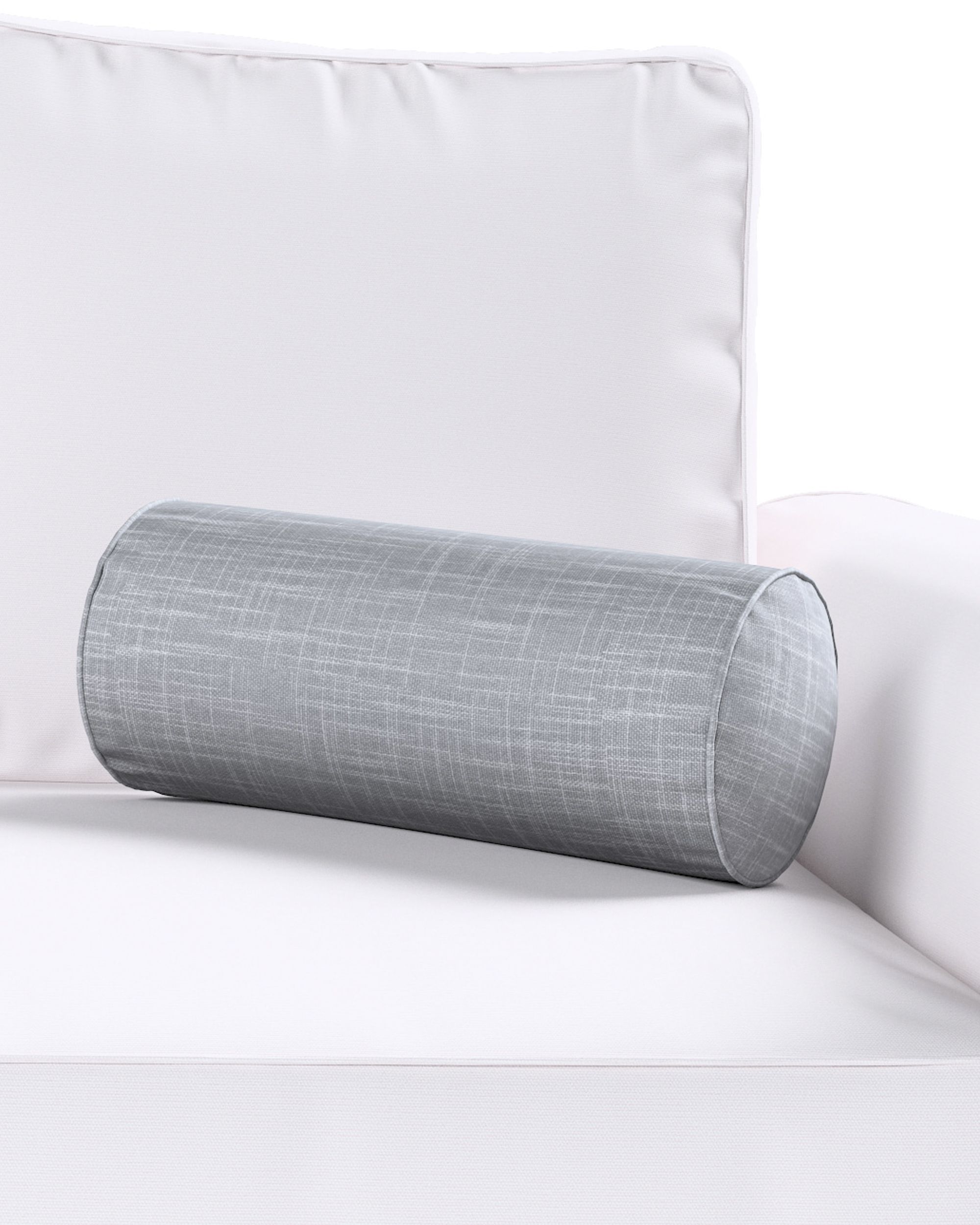 Rolkussen kleur product grijs stof met structuur (hover)